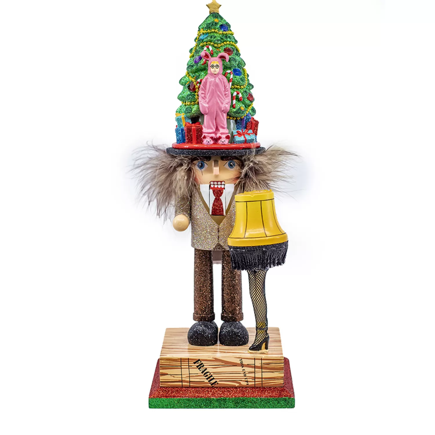 The Jolly Christmas Shop Nutcracker Decorations | A Christmas Story | 15" A Christmas Story Nutcracker Figure CS6201L