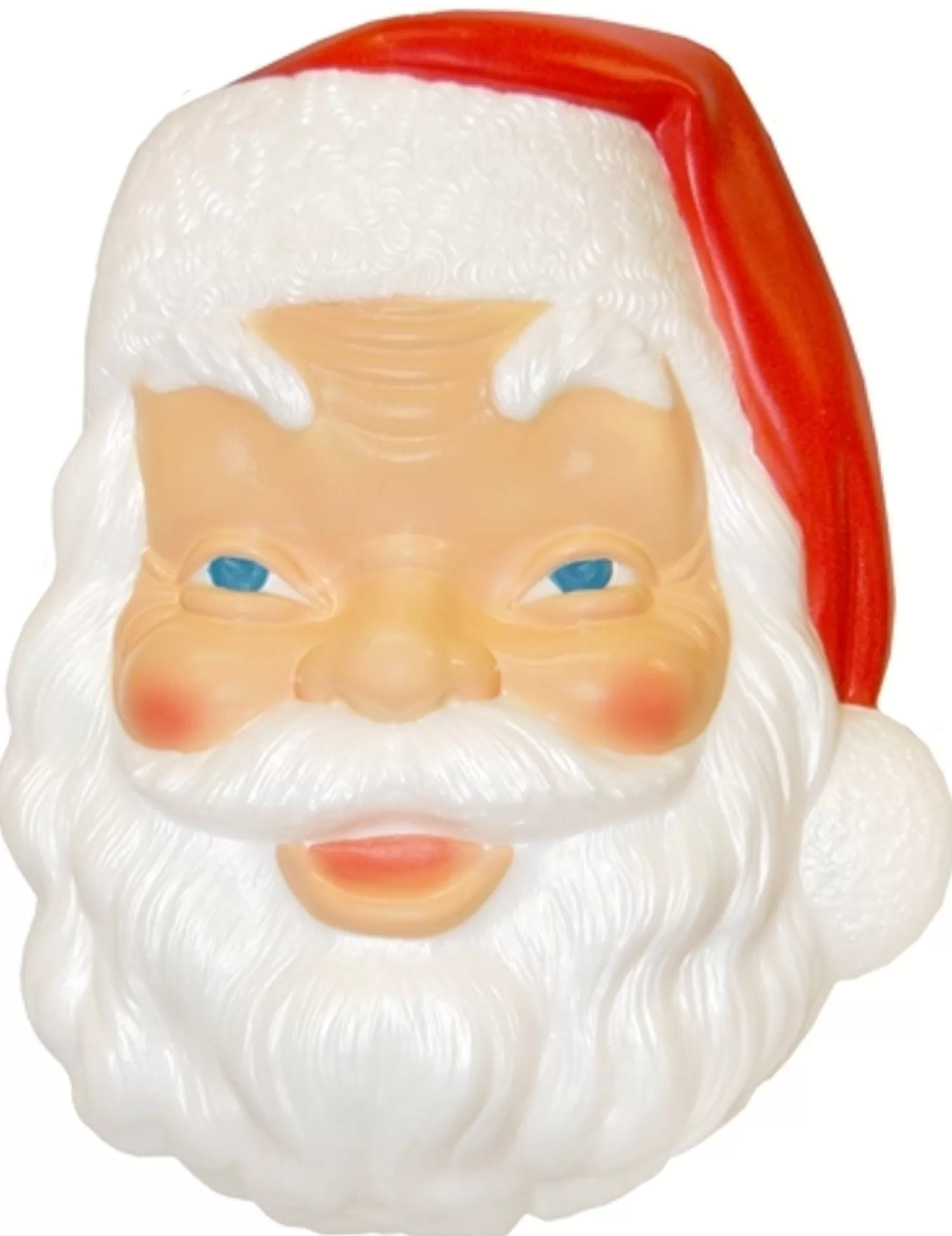 The Jolly Christmas Shop Santa Christmas Decorations | Outdoor Lighted Decorations | 17" Santa Face Lighted Christmas Blow Mold Decoration C3410