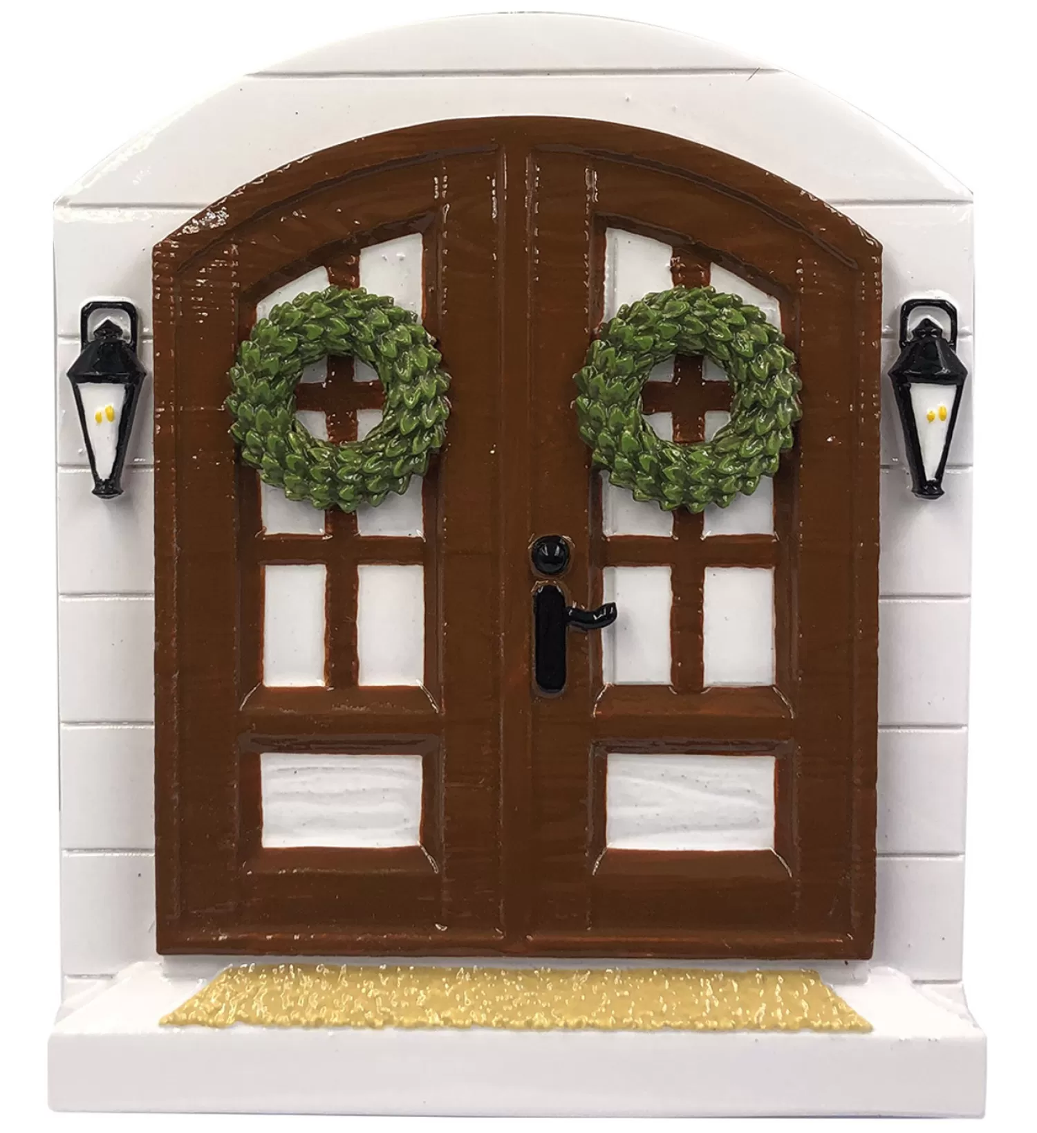 The Jolly Christmas Shop Personalized Ornaments·Misc. | Miscellaneous | 4.25" Farm House Door Personalized Christmas Ornament OR2140