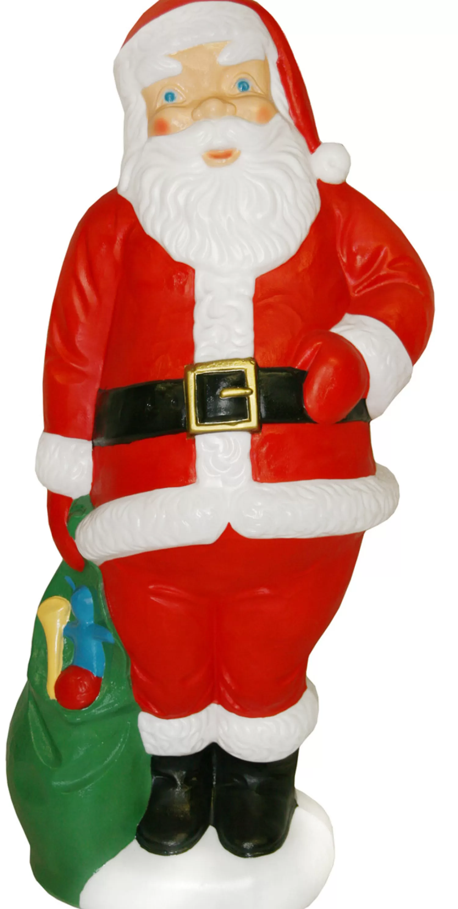 The Jolly Christmas Shop Outdoor Lighted Decorations | Christmas Blow Molds | 60" Santa And Elf 10 Piece Lighted Christmas Blow Mold Set