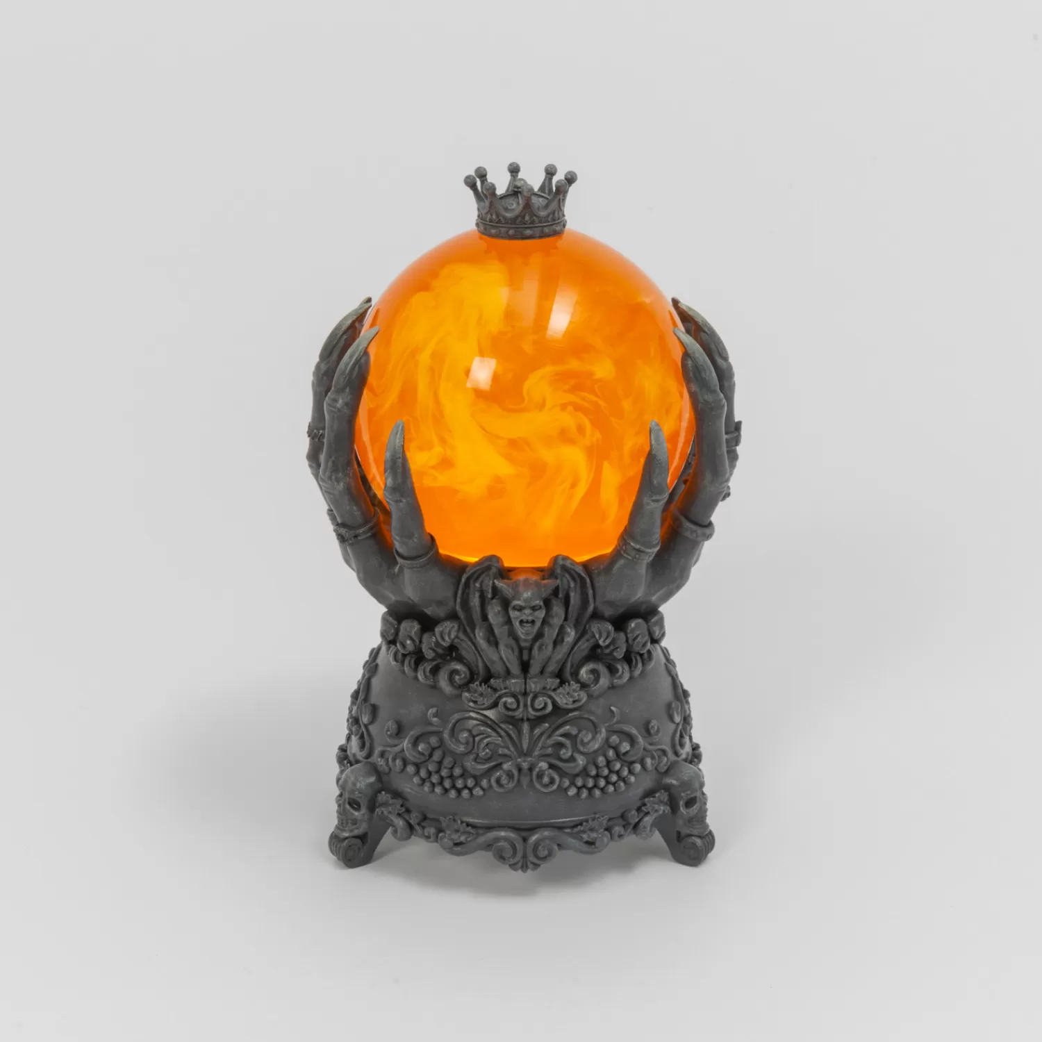 The Jolly Christmas Shop Halloween Indoor Decorations | 9.4" LED Lighted Crystal Ball Halloween Spinning Water Globe 2593980