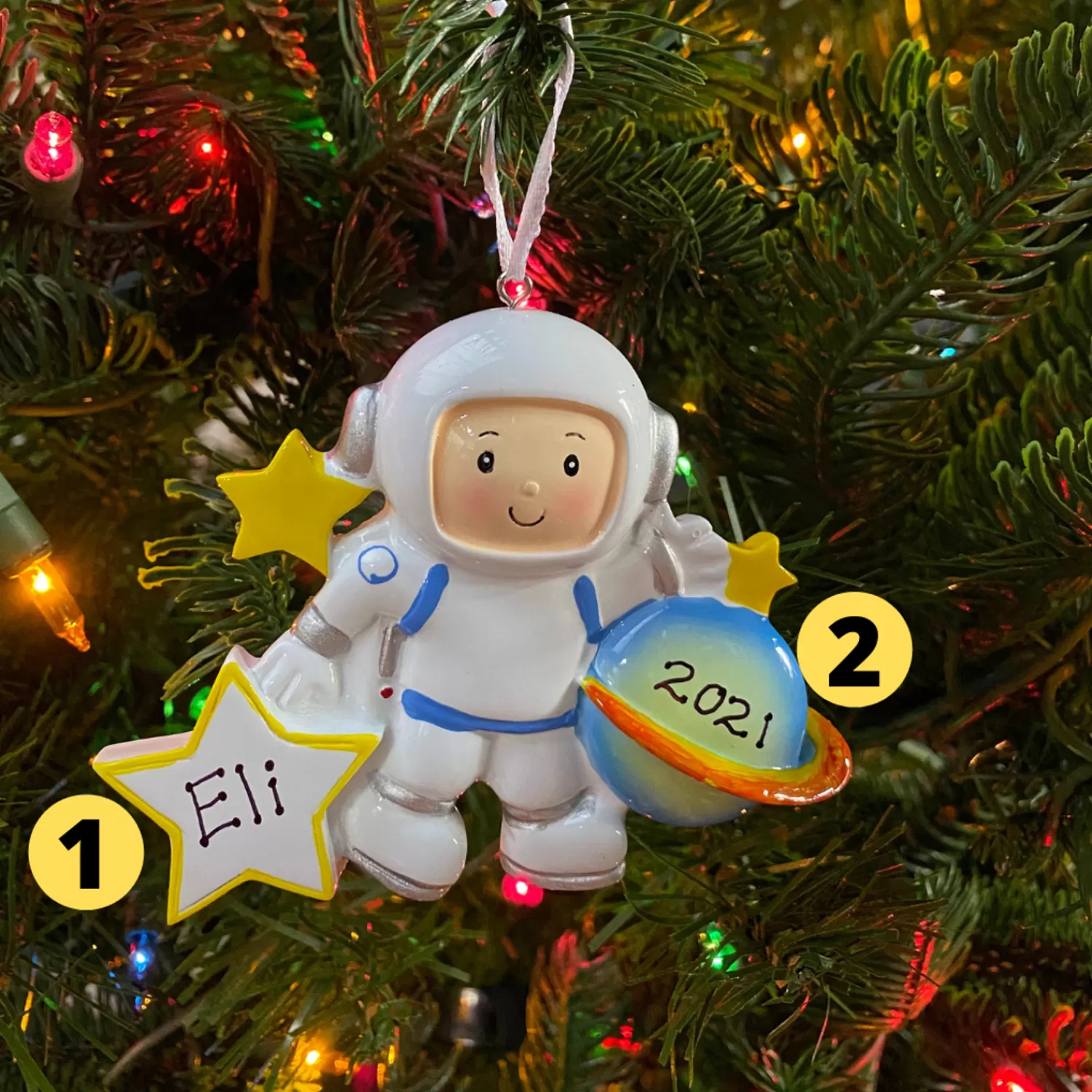 The Jolly Christmas Shop Personalized Ornaments·Misc. | Astronaut Personalized Christmas Ornament OR1603