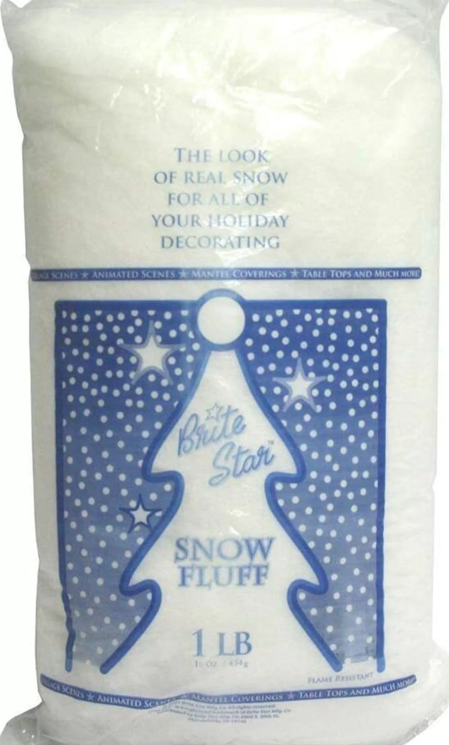 The Jolly Christmas Shop Snowman Christmas Decorations | Snow Christmas Decorations | Brite Star 12 Oz Snow Fluff Christmas Decoration 30-577-00