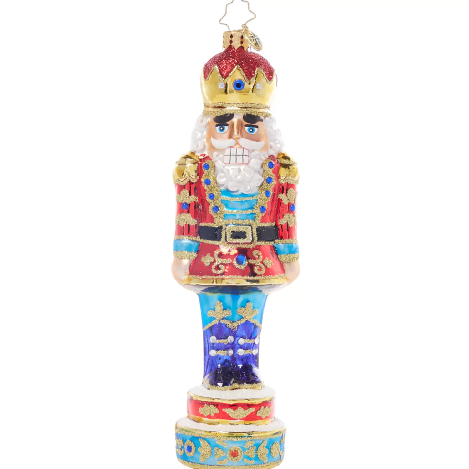 The Jolly Christmas Shop Nutcracker Decorations | Christopher Radko·Nutcrackers | Christopher Radko Royal Elegance Nutcracker Glass Christmas Ornament 1021931