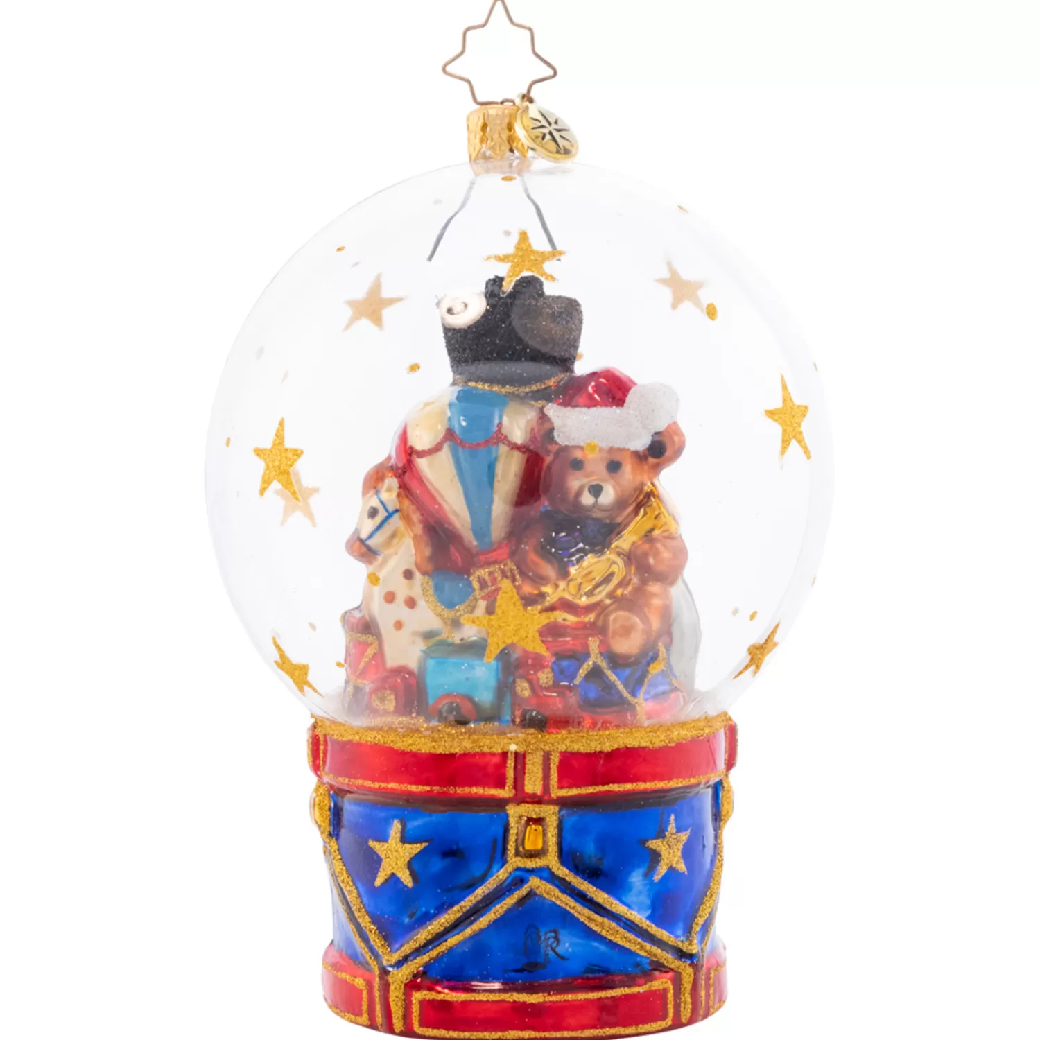 The Jolly Christmas Shop Glass Ornaments | Christopher Radko Toyland Treasures Snow Globe Glass Ornament 1021566