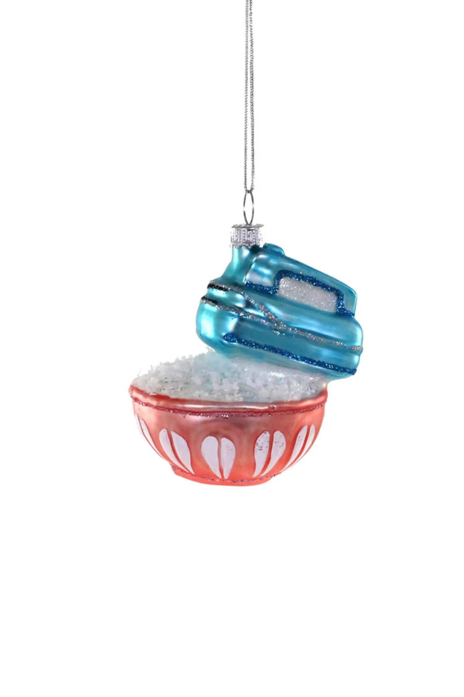 The Jolly Christmas Shop Tinsel Town | The Candy Shop | Cody Foster 3.75" Vintage Hand Mixer Glass Christmas Ornament GO-8921
