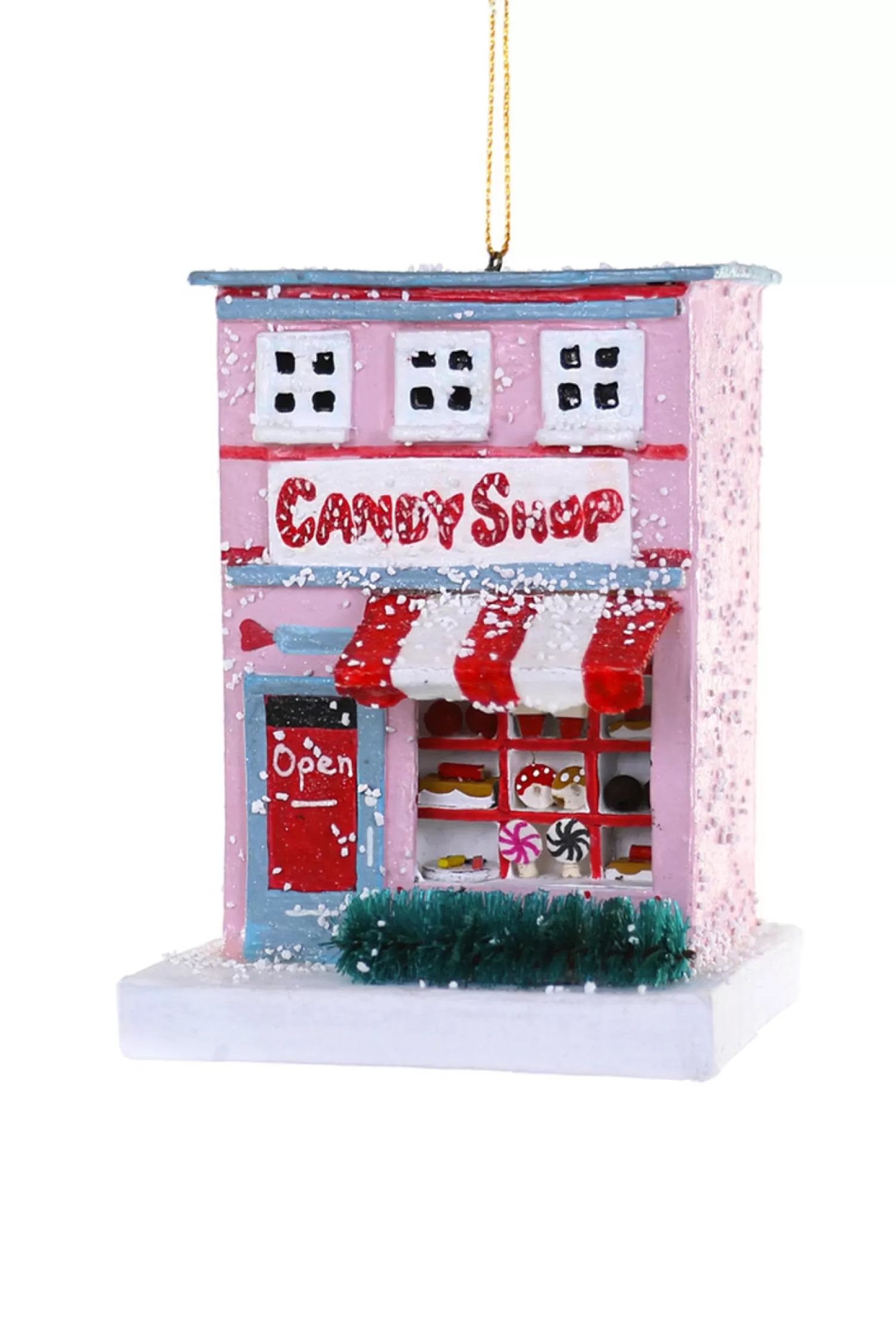 The Jolly Christmas Shop Tinsel Town | The Candy Shop | Cody Foster 4.25" Candy Shop Vintage Christmas Ornament RO-3125-CS
