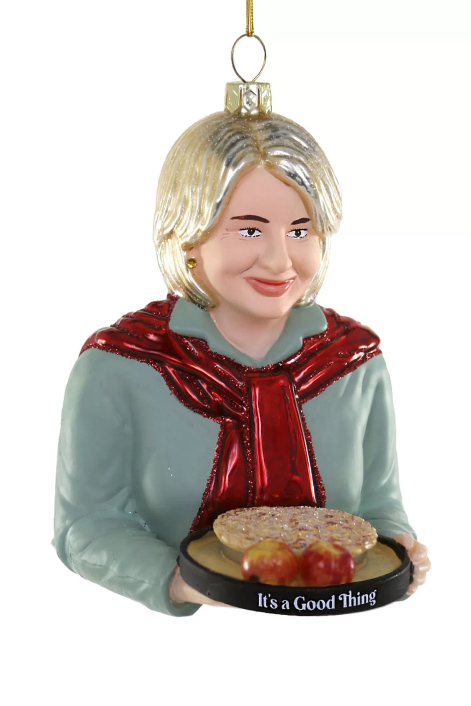 The Jolly Christmas Shop Pop Culture | Hobbies | Cody Foster 4.5" Martha Stewart Glass Christmas Ornament GO-9761
