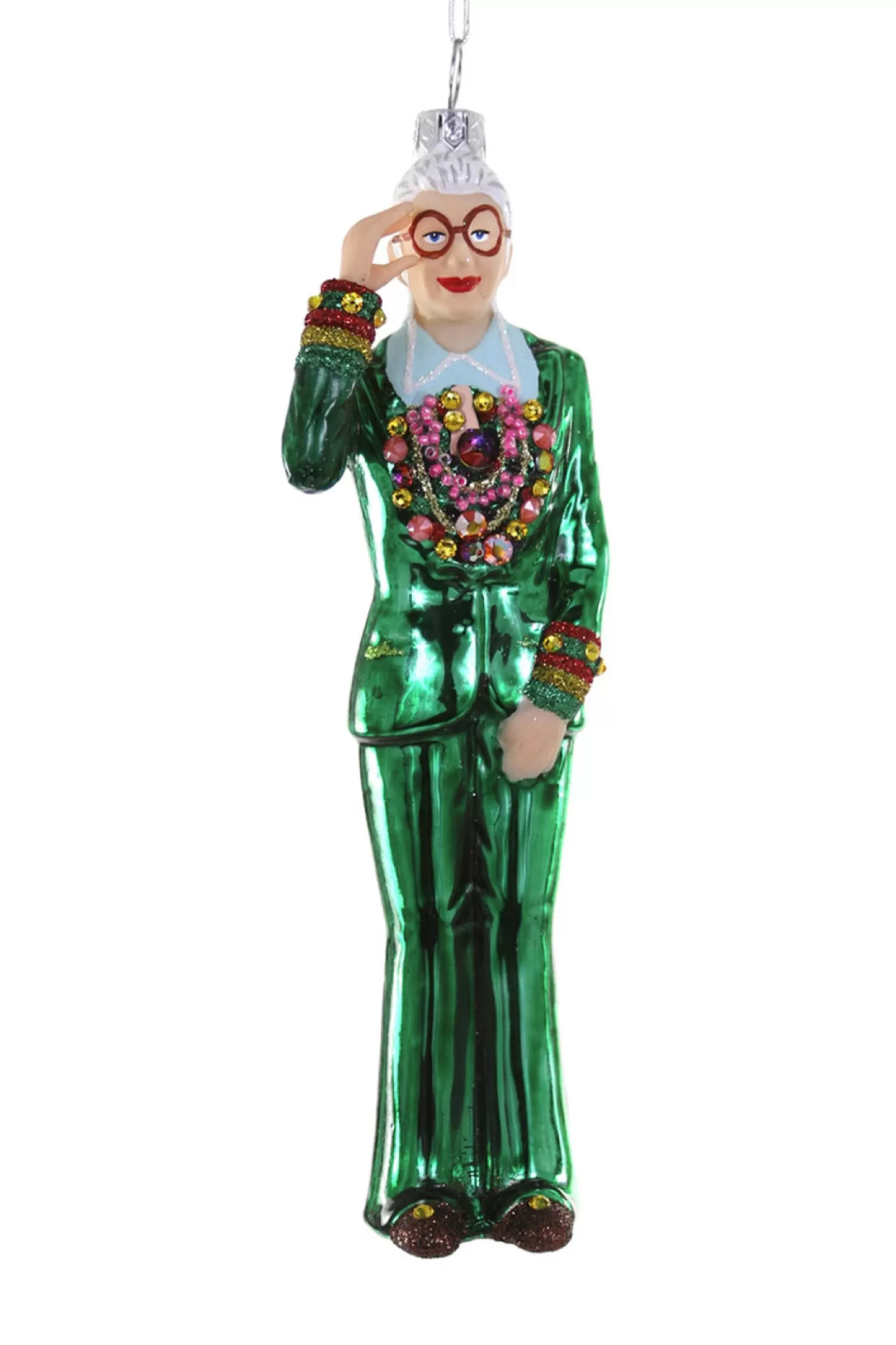The Jolly Christmas Shop Trendy | Pop Culture | Cody Foster 7.25" Iris Glass Christmas Ornament GO-9583