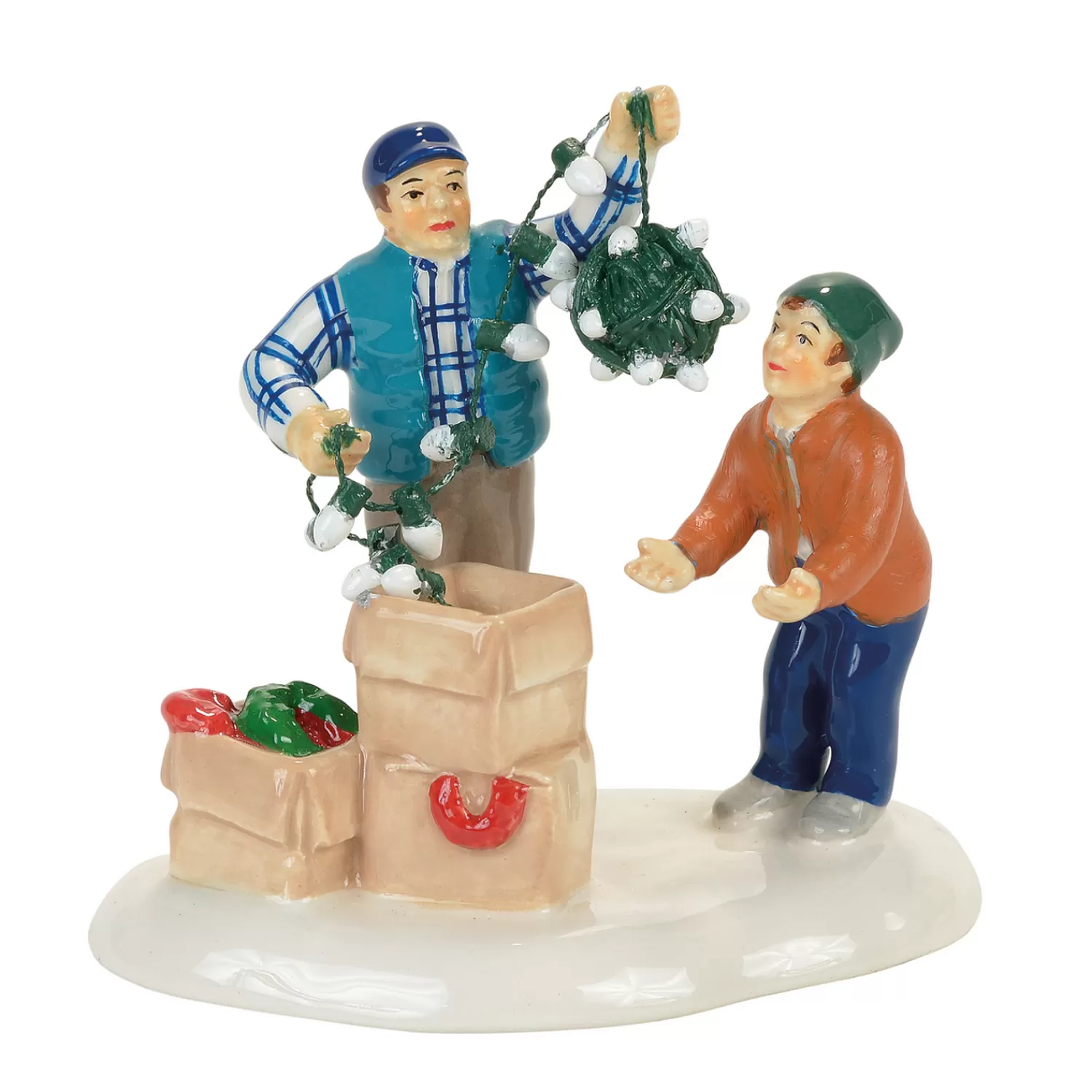 The Jolly Christmas Shop Lampoon's Christmas Vacation | Department 56 Clark And Rusty Continue Tradition Christmas Vacation Village Figure 4058668