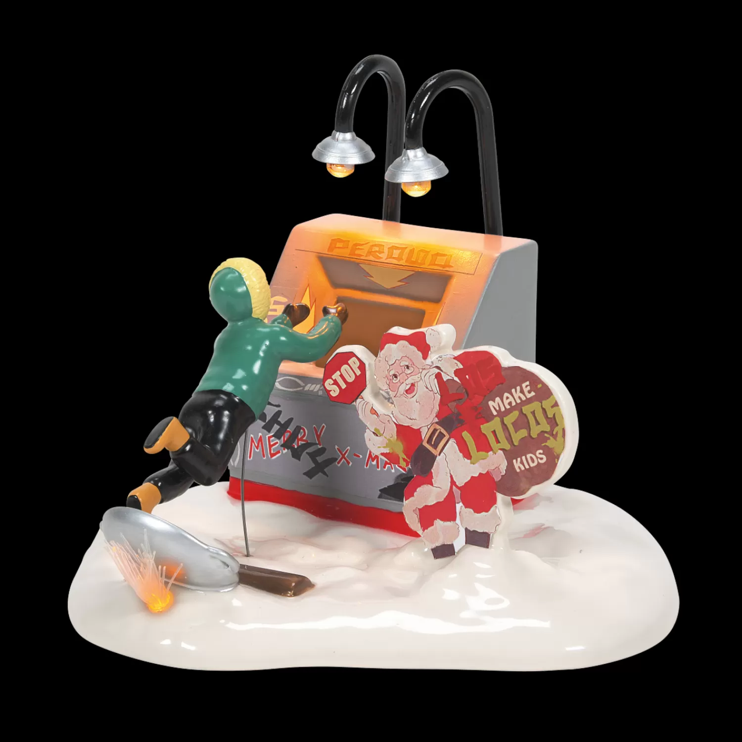 The Jolly Christmas Shop Lampoon's Christmas Vacation | Department 56 Clark’s End Run Christmas Vacation Village Figure 6007625