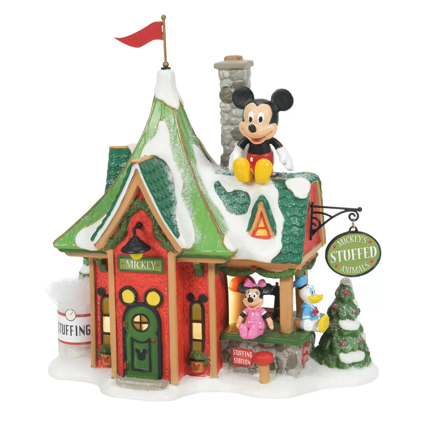 The Jolly Christmas Shop Disney | Department 56 Disney Village Mickey's Stuffed Animals Building 6007614