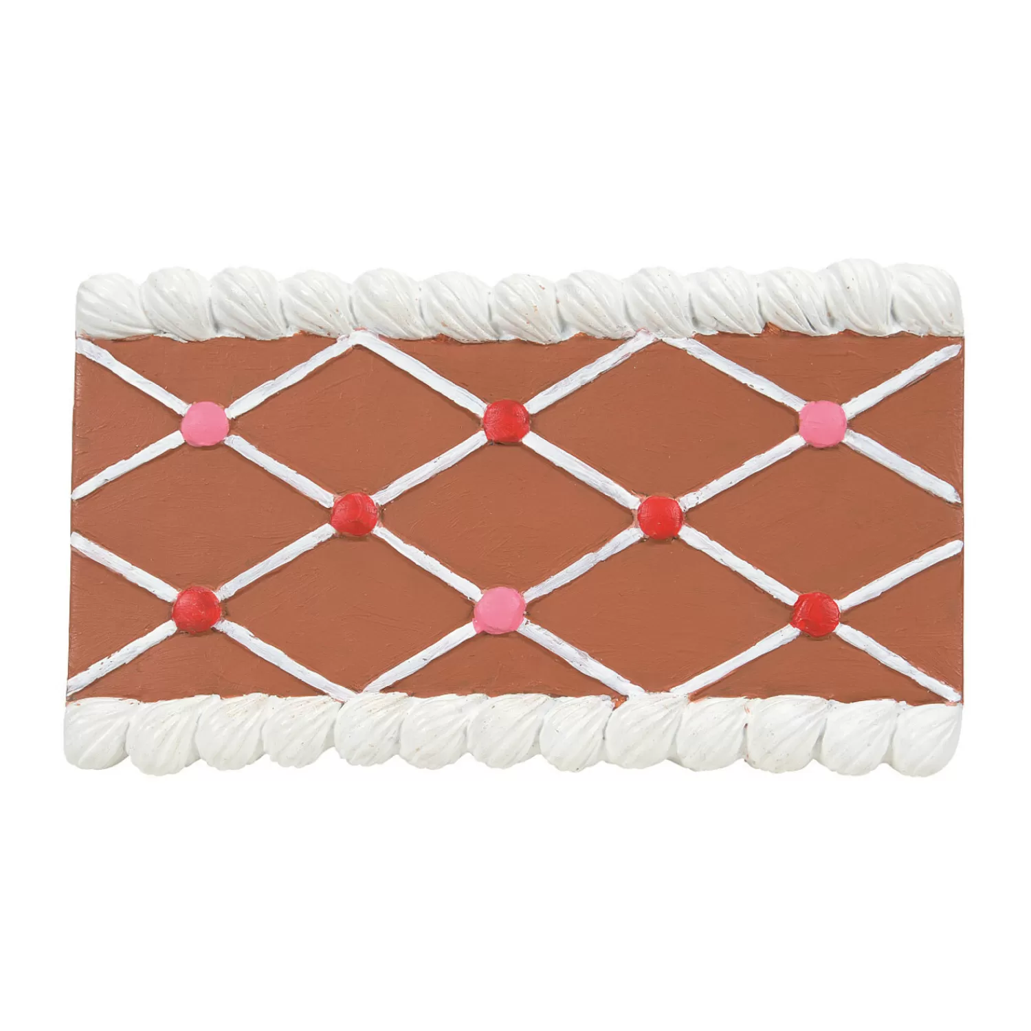 The Jolly Christmas Shop Gingerbread Christmas Decorations | Candy And Food | Department 56 Gingerbread Road Straight Section Village Accessory 6007689