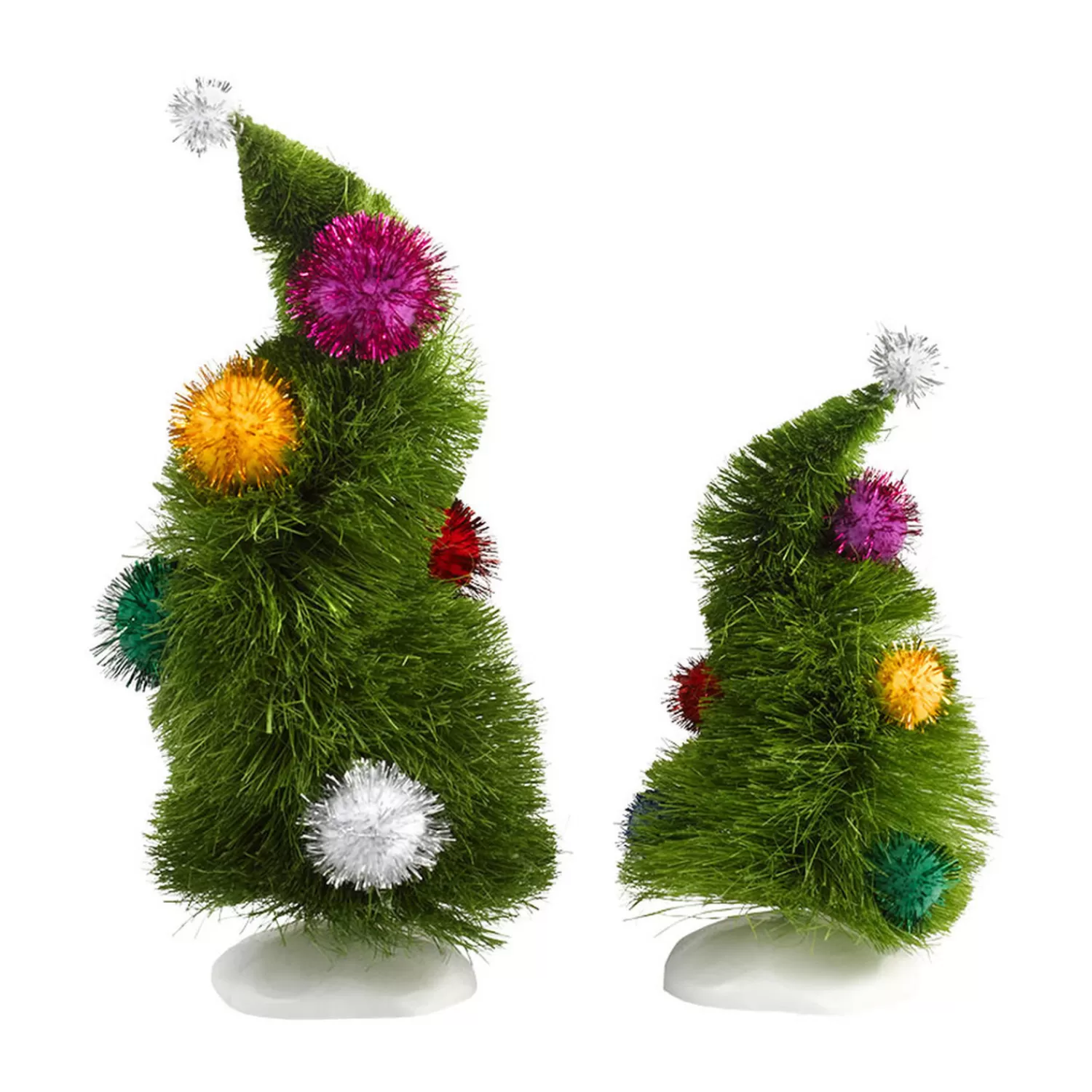 The Jolly Christmas Shop Grinch | Department 56 Grinch Village Accessories Wonky Trees Set Of 2 4032417
