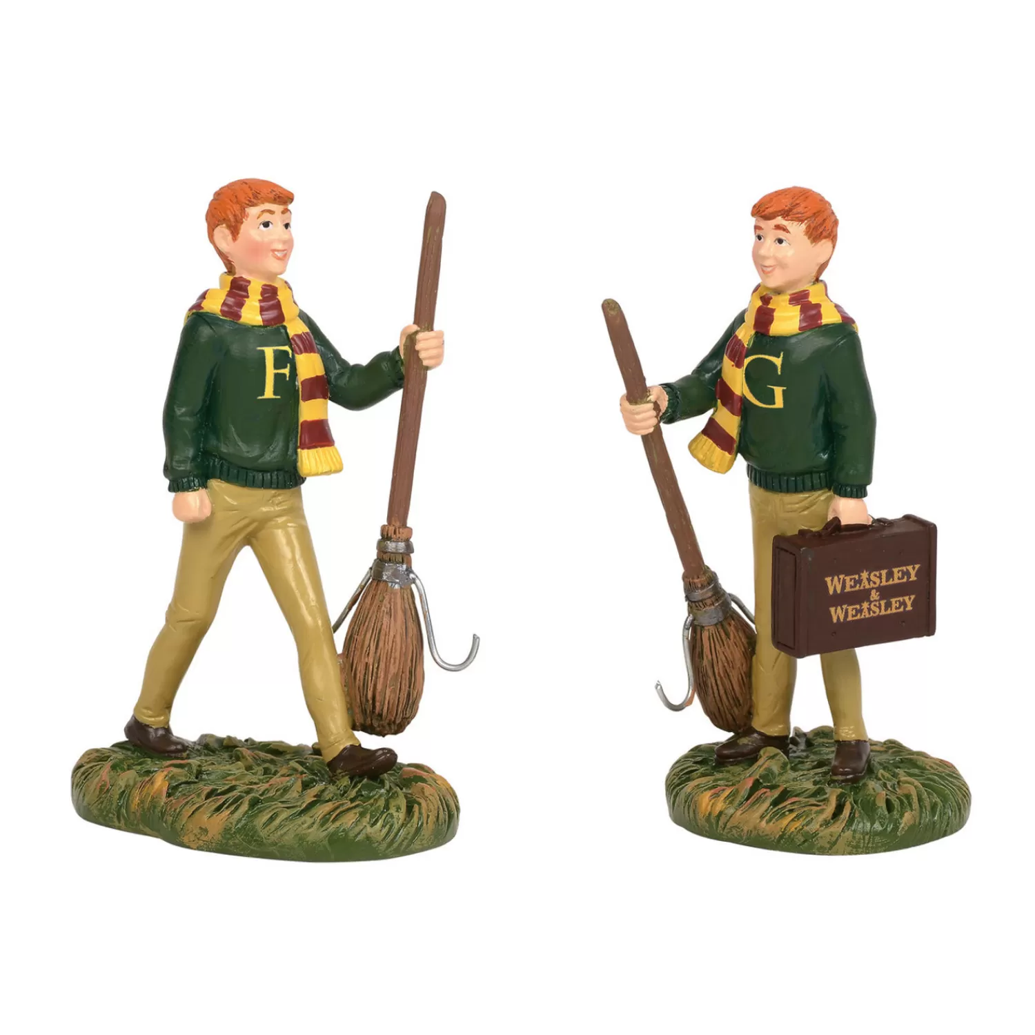 The Jolly Christmas Shop Harry Potter | Department 56 Harry Potter Village Fred And George Weasley Figure 6003332