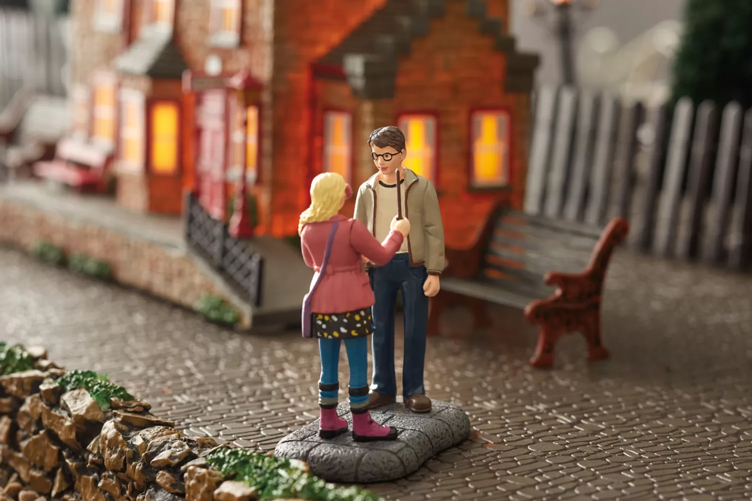 The Jolly Christmas Shop Harry Potter | Department 56 Harry Potter Village Seeing Wrackspurts Figure 6009847
