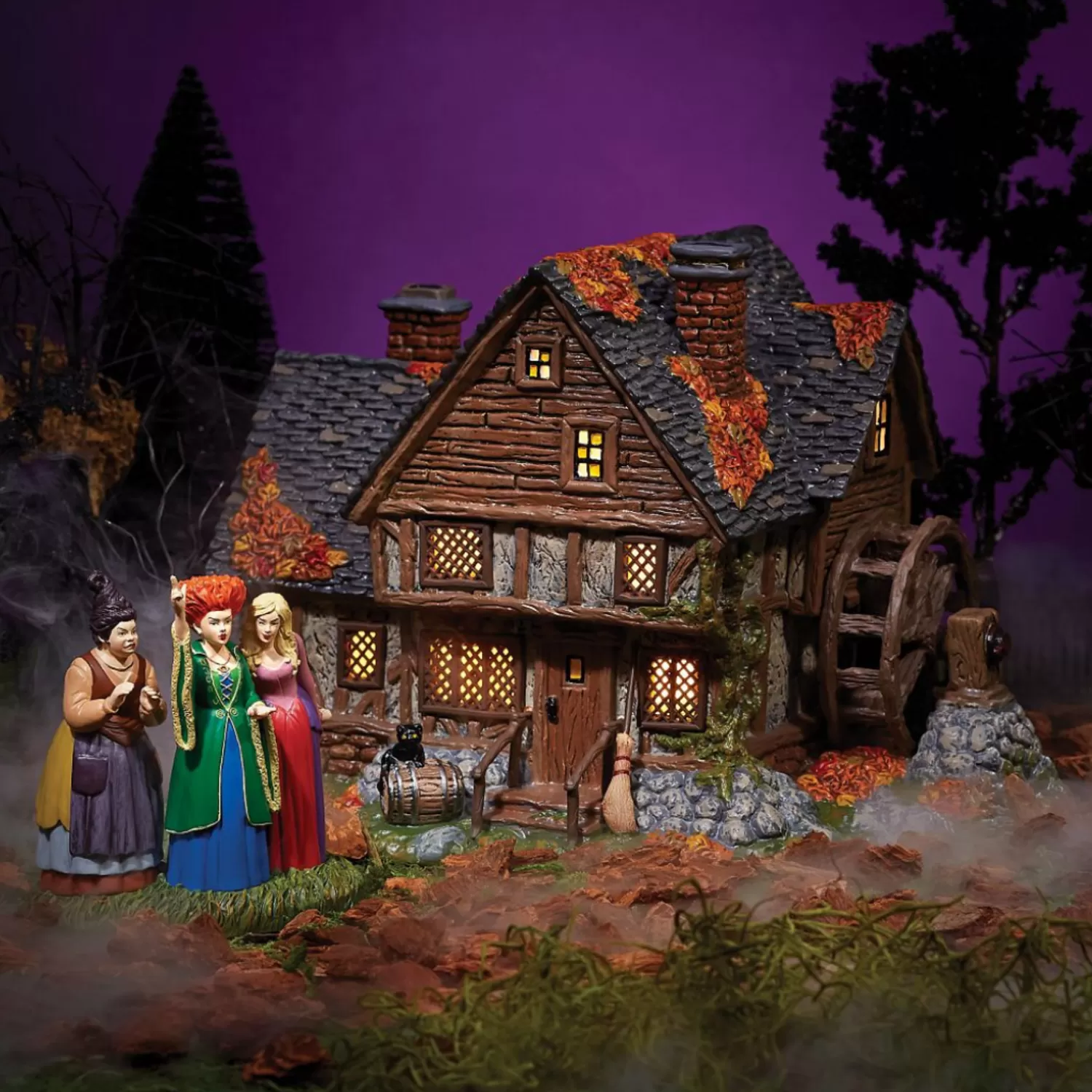 The Jolly Christmas Shop Department 56 Halloween | Disney | Department 56 Hocus Pocus Sanderson Sisters House And Trio