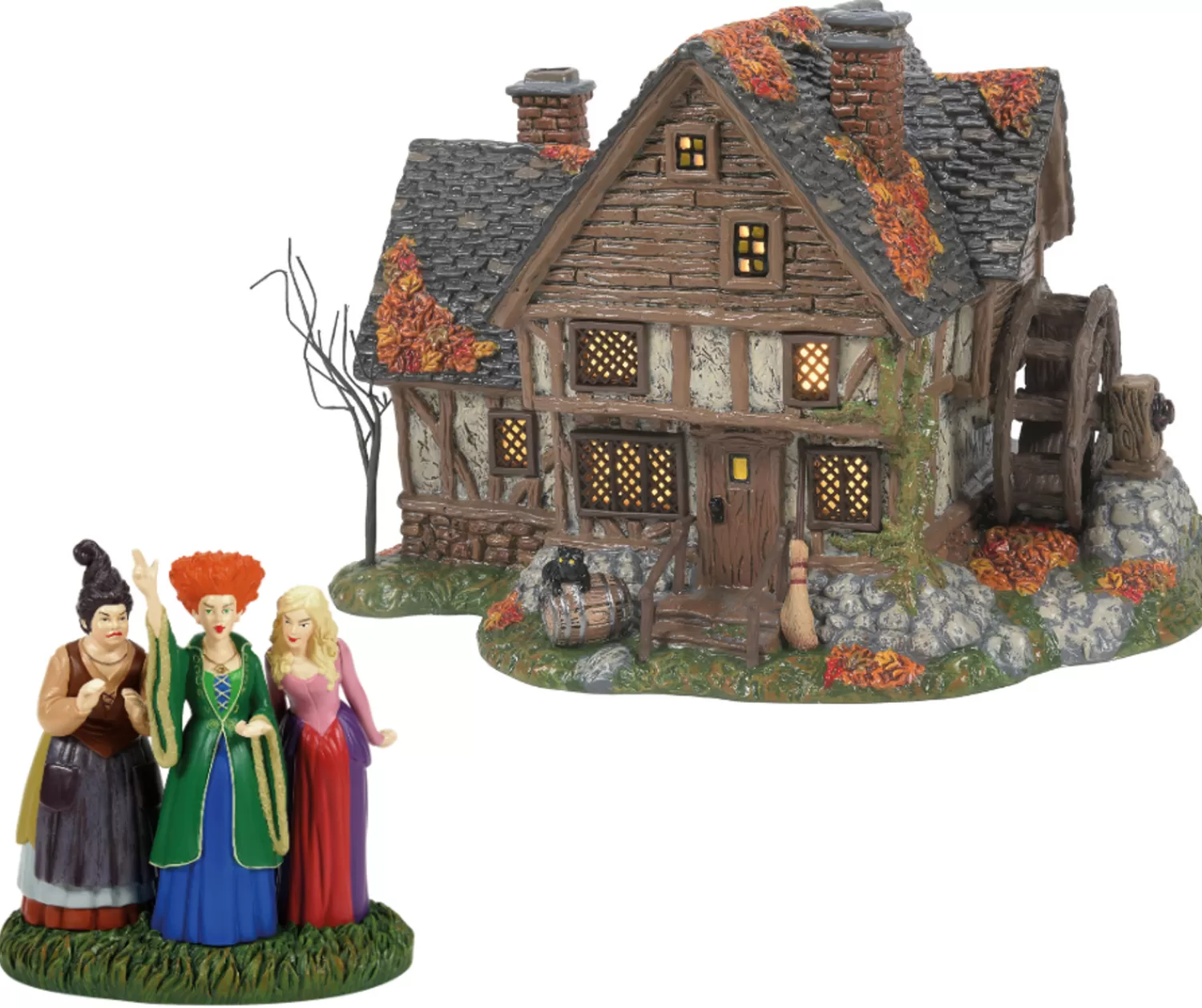 The Jolly Christmas Shop Department 56 Halloween | Disney | Department 56 Hocus Pocus Sanderson Sisters House And Trio