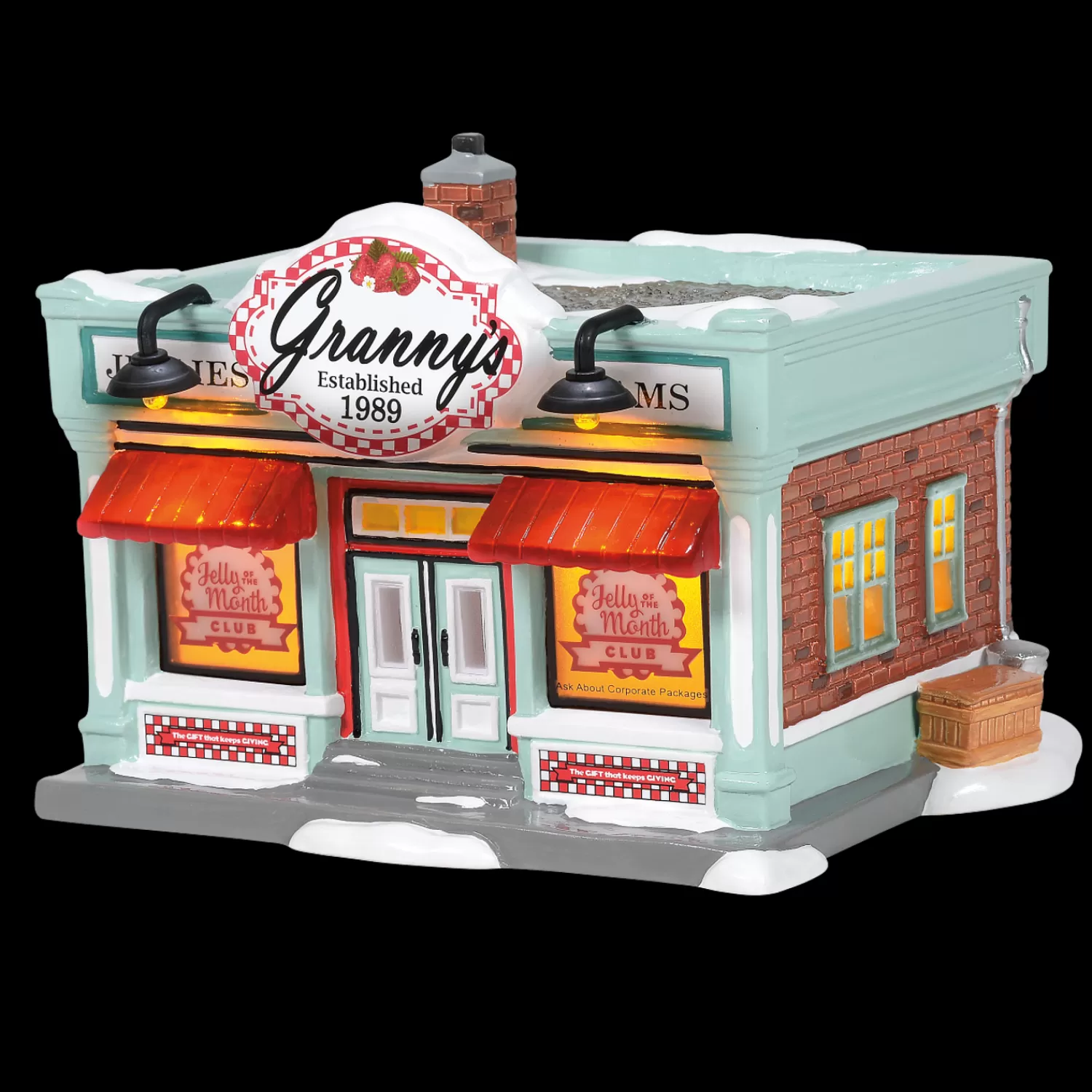 The Jolly Christmas Shop Lampoon's Christmas Vacation | Department 56 Jelly Of The Month Club Christmas Vacation Village Building 6005452