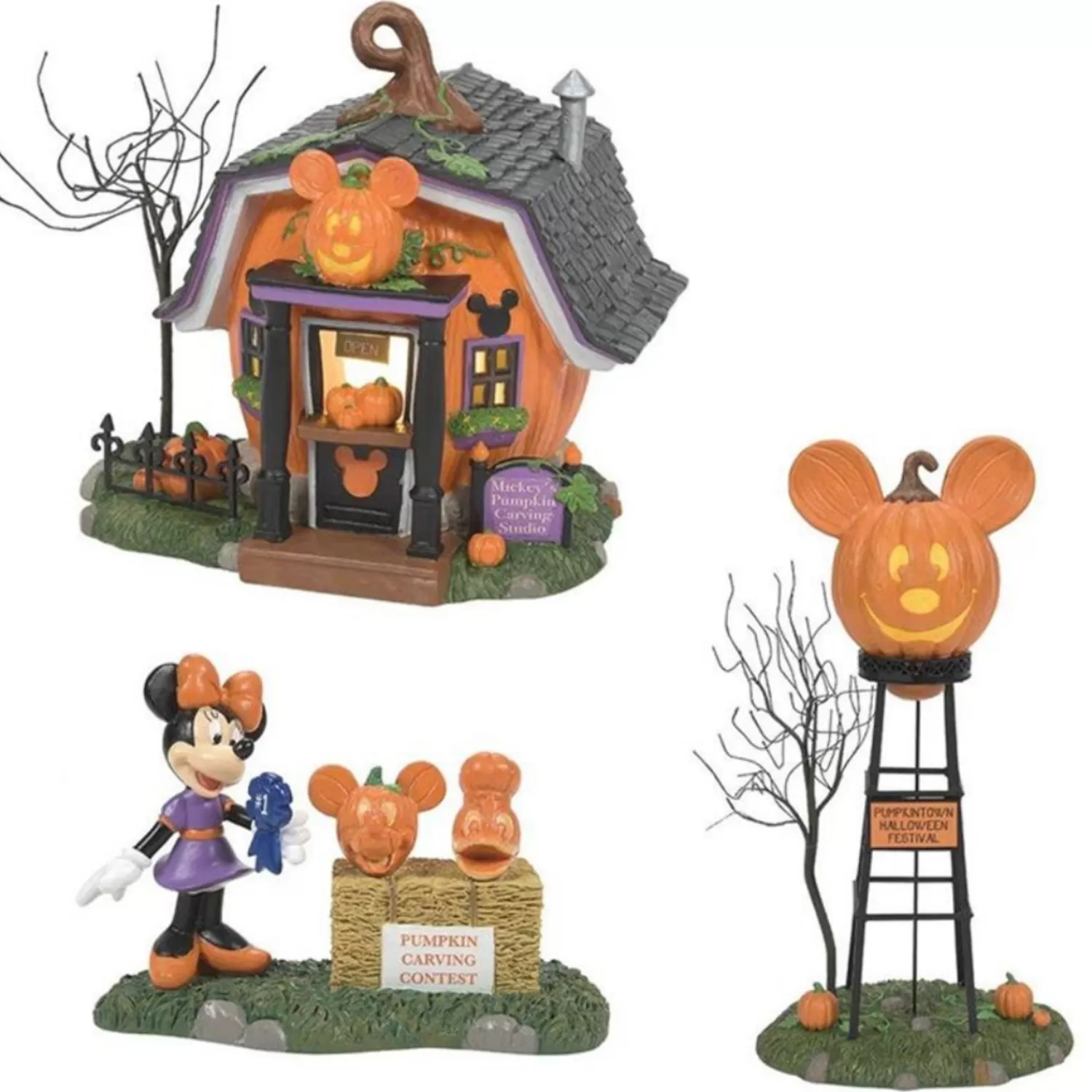 The Jolly Christmas Shop Department 56 Halloween | Disney | Department 56 Mickey's Pumpkintown 2023 Set