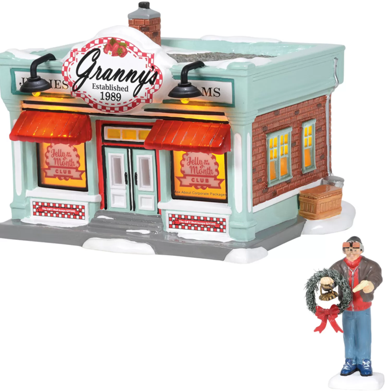 The Jolly Christmas Shop Lampoon's Christmas Vacation | Department 56 National Lampoon's Christmas Vacation Merry Christmas Jelly Of The Month Set