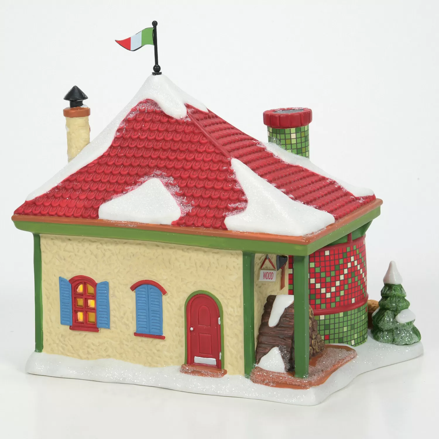 The Jolly Christmas Shop Elves | Candy And Food | Department 56 North Pole Village North Pole Polar Pizza Building 6007612