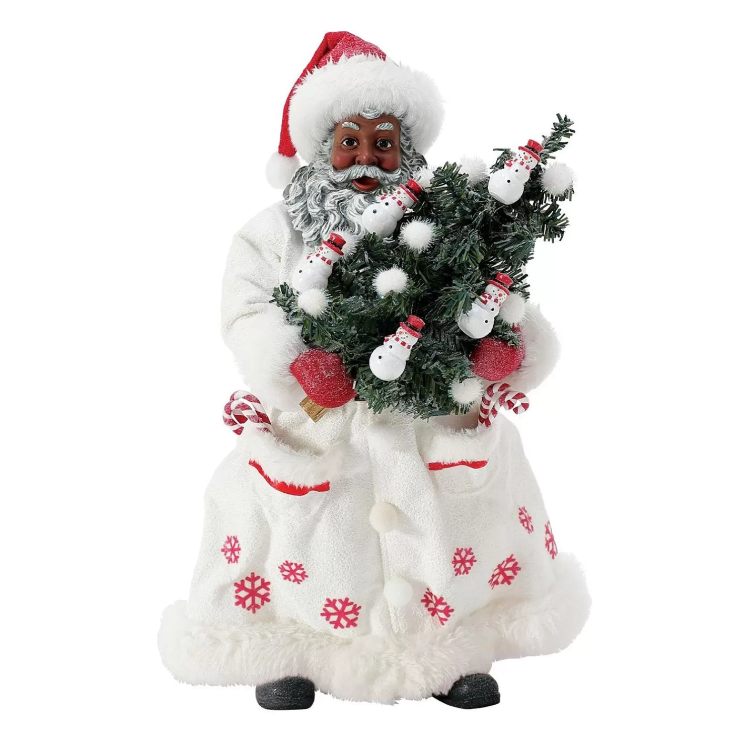 The Jolly Christmas Shop Possible Dreams Santa | Department 56 Possible Dreams African American Santa Snowy Wishes 6011842