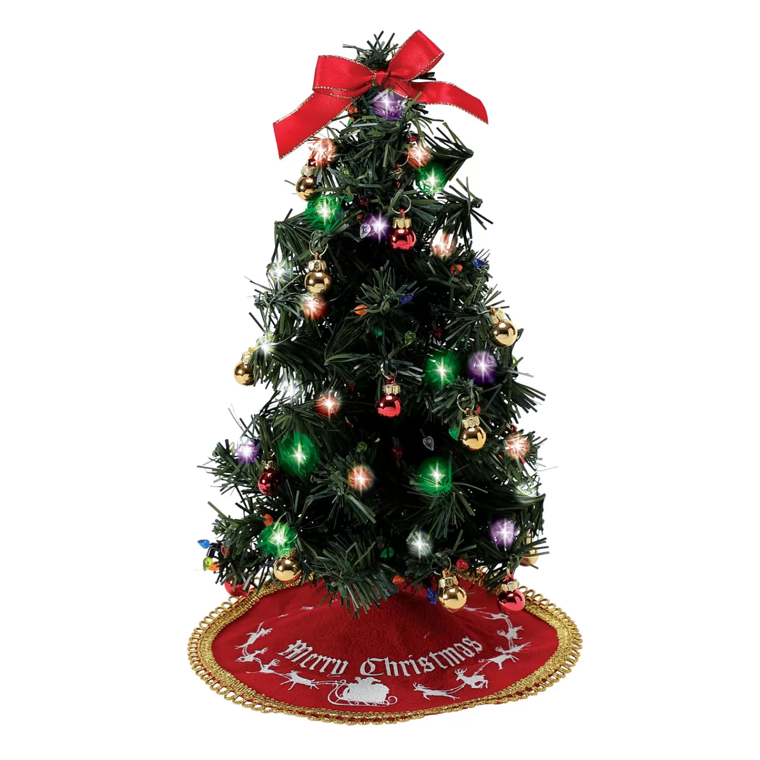 The Jolly Christmas Shop Possible Dreams Santa | Department 56 Possible Dreams Lit Tree With Tree Skirt 6014796