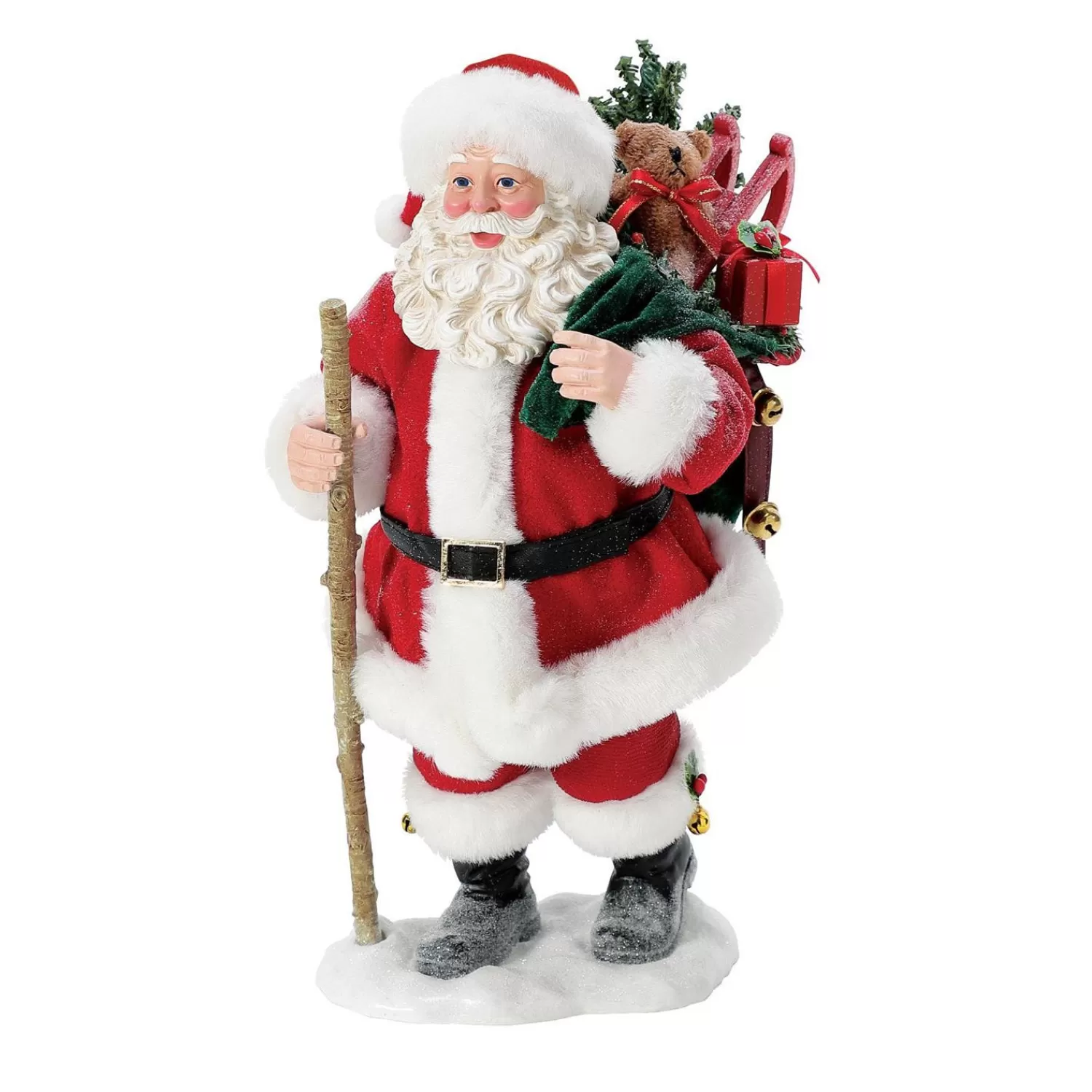 The Jolly Christmas Shop Sleigh Bells | Santa Christmas Decorations | Department 56 Possible Dreams Places To Go Santa Figure 6012245