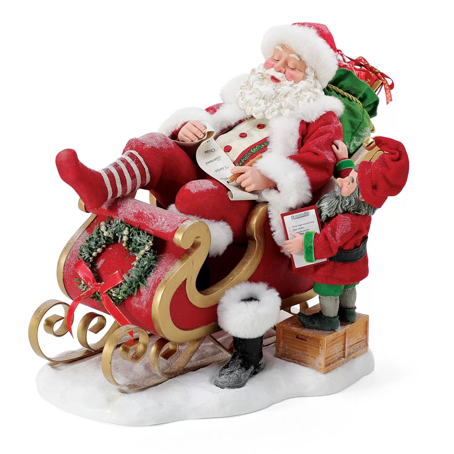The Jolly Christmas Shop Santa Christmas Decorations | Possible Dreams Santa | Department 56 Possible Dreams Santa A Long Winter's Night 6010218