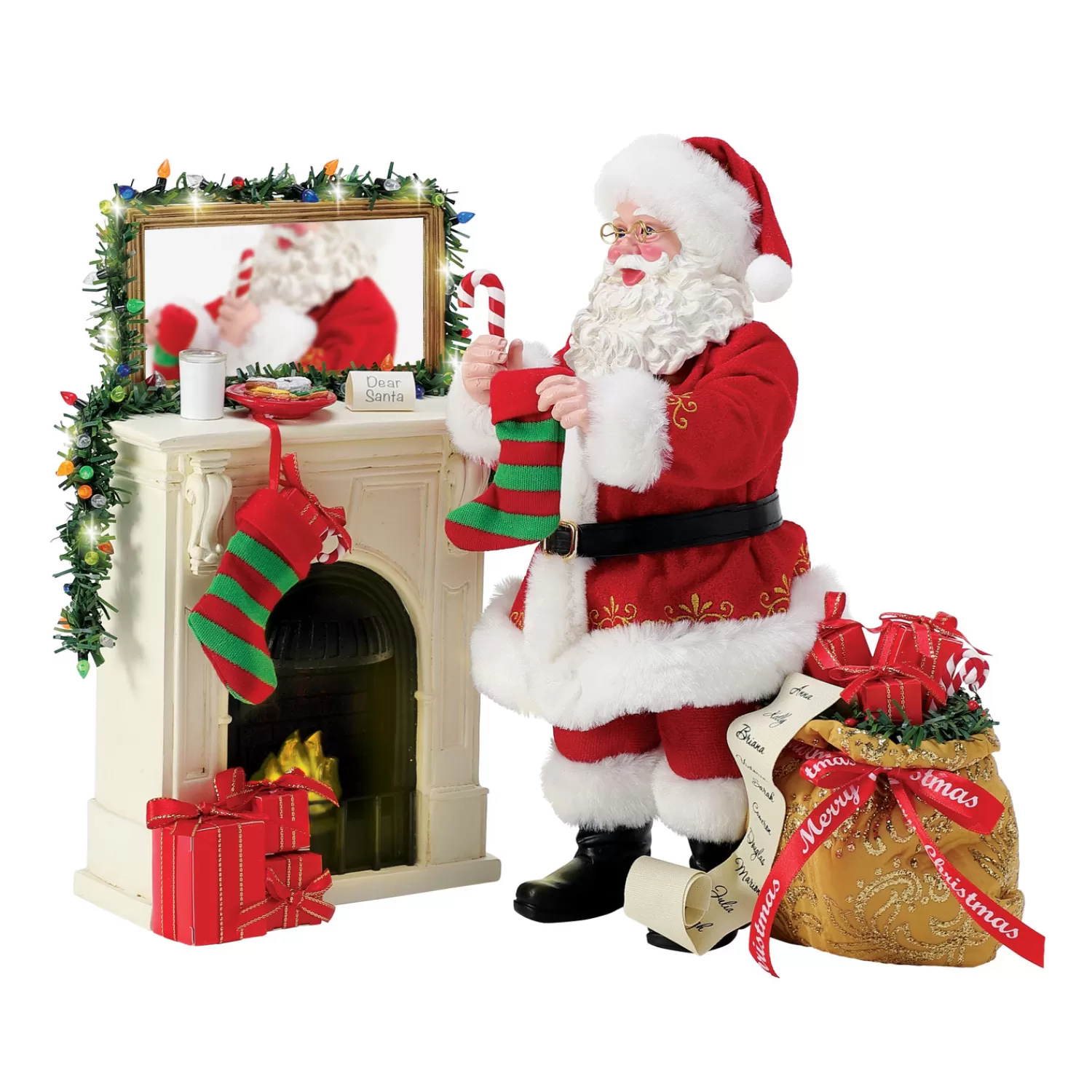 The Jolly Christmas Shop Santa Christmas Decorations | Possible Dreams Santa | Department 56 Possible Dreams Santa A Visit From St. Nicholas Figure 6013930