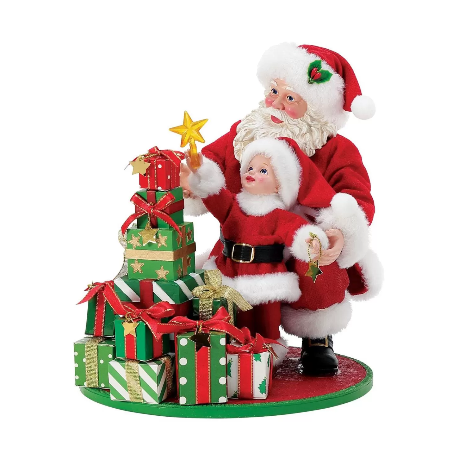 The Jolly Christmas Shop Santa Christmas Decorations | Possible Dreams Santa | Department 56 Possible Dreams Santa Adding The Twinkle Figure 6012253