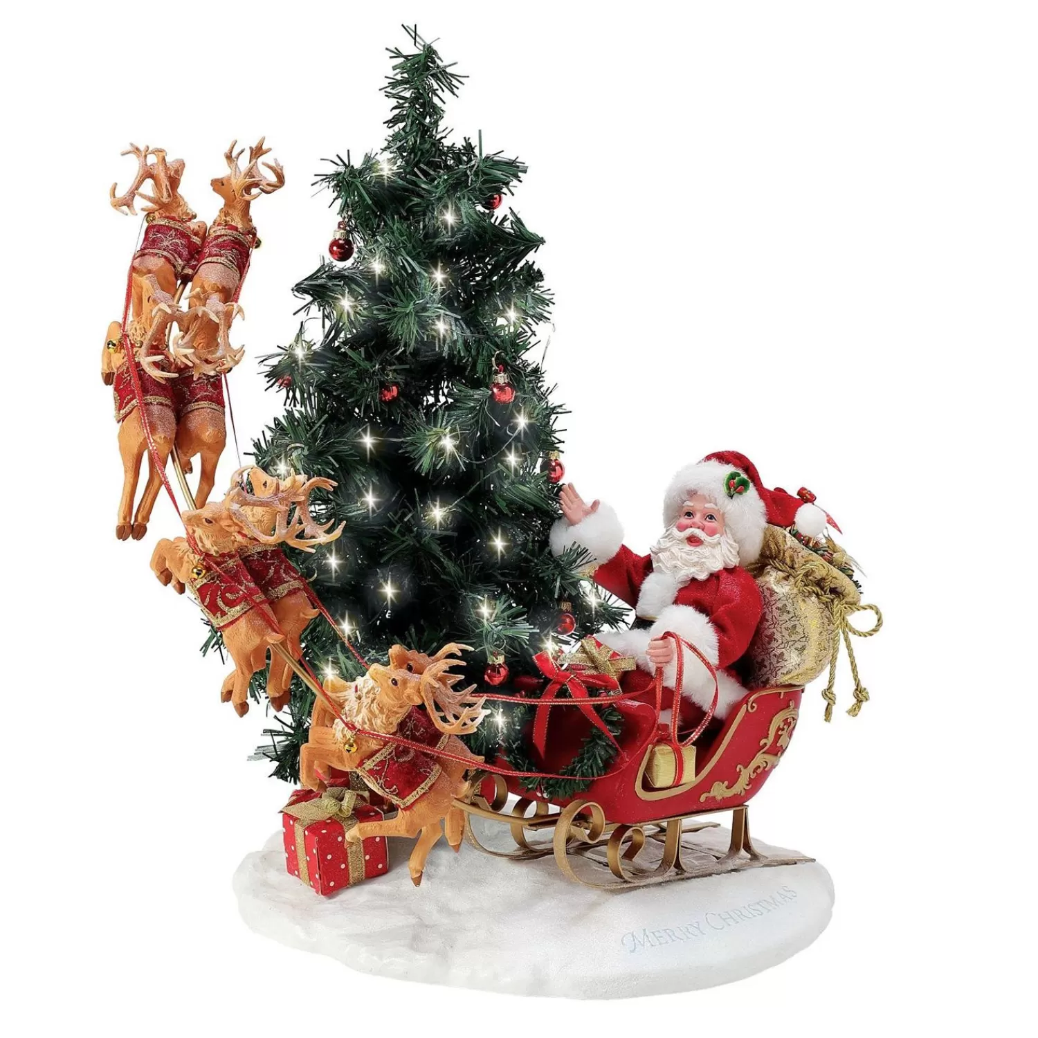 The Jolly Christmas Shop Santa Christmas Decorations | Possible Dreams Santa | Department 56 Possible Dreams Santa Here Comes Santa Claus Figure 6012249