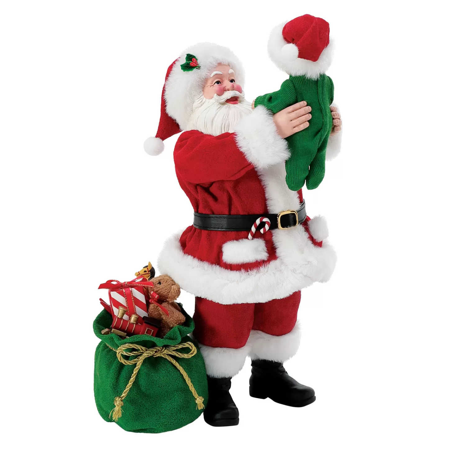 The Jolly Christmas Shop Santa Christmas Decorations | Possible Dreams Santa | Department 56 Possible Dreams Santa Joy! Figure 6013890