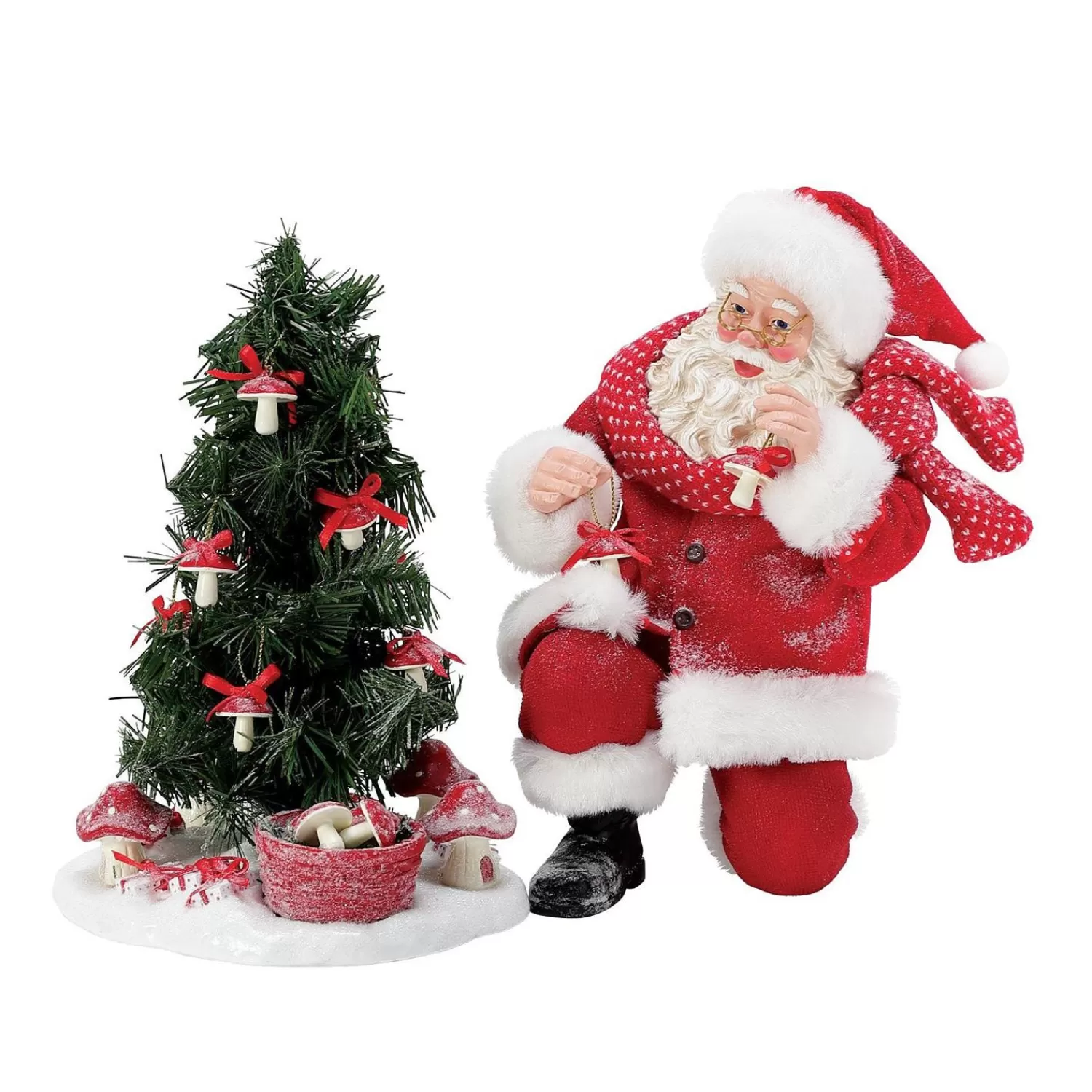 The Jolly Christmas Shop Santa Christmas Decorations | Possible Dreams Santa | Department 56 Possible Dreams Santa Merry Morel Figure 6012244