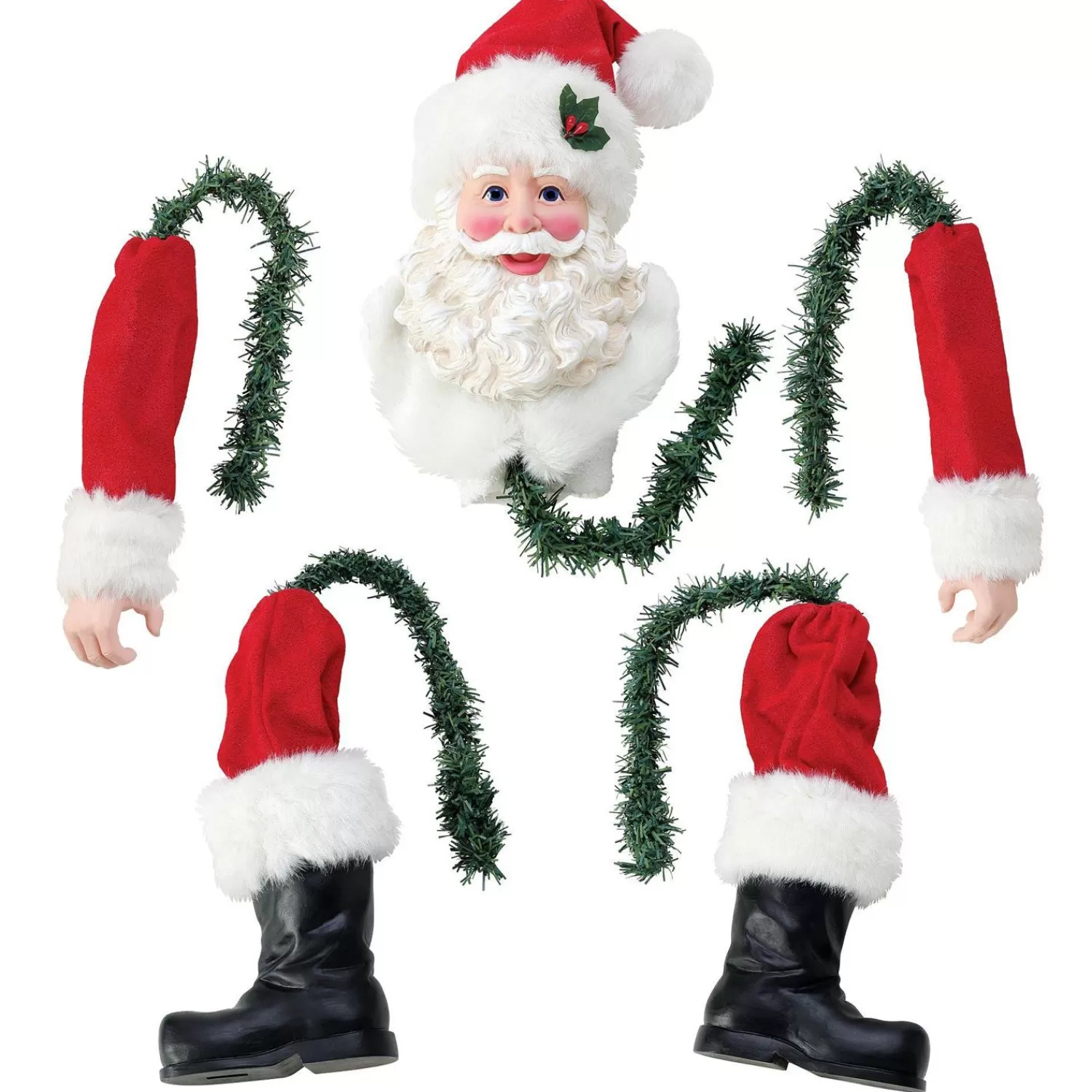 The Jolly Christmas Shop Santa Christmas Decorations | Possible Dreams Santa | Department 56 Possible Dreams Santa Saint Nick In A Cinch 6012260