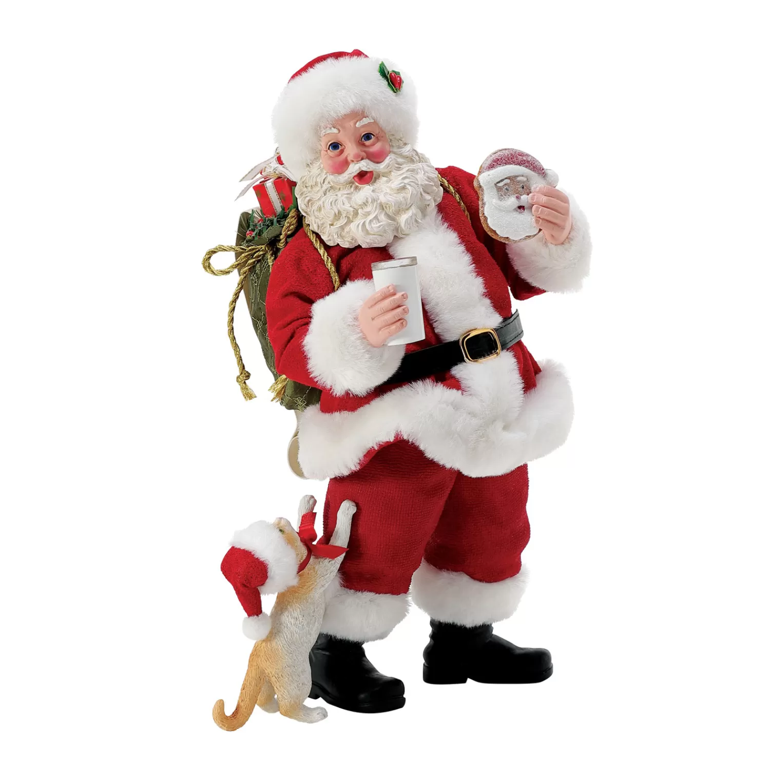 The Jolly Christmas Shop Santa Christmas Decorations | Possible Dreams Santa | Department 56 Possible Dreams Santa Scratching Post Figure 6014781