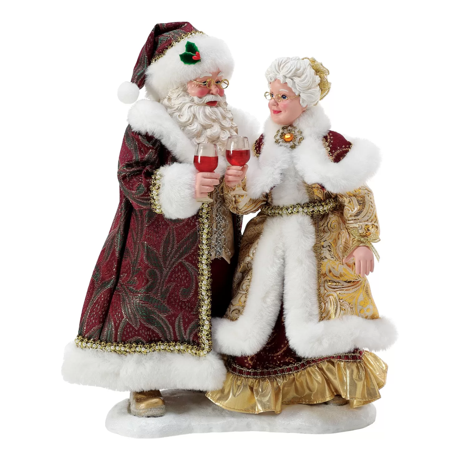 The Jolly Christmas Shop Santa Christmas Decorations | Candy And Food | Department 56 Possible Dreams Santa Wine-derful Time Of The Year 6014773