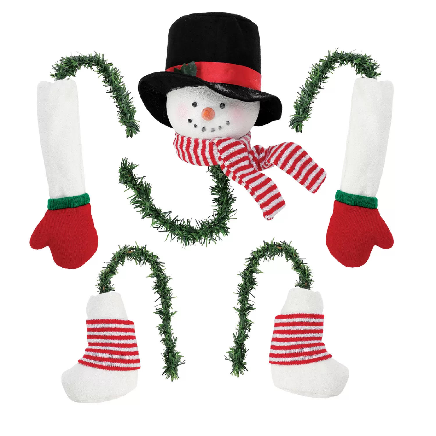 The Jolly Christmas Shop Snowman Christmas Decorations | Sprays, Picks, Stems | Department 56 Possible Dreams Snowman In A Cinch Tree Pick 6013888