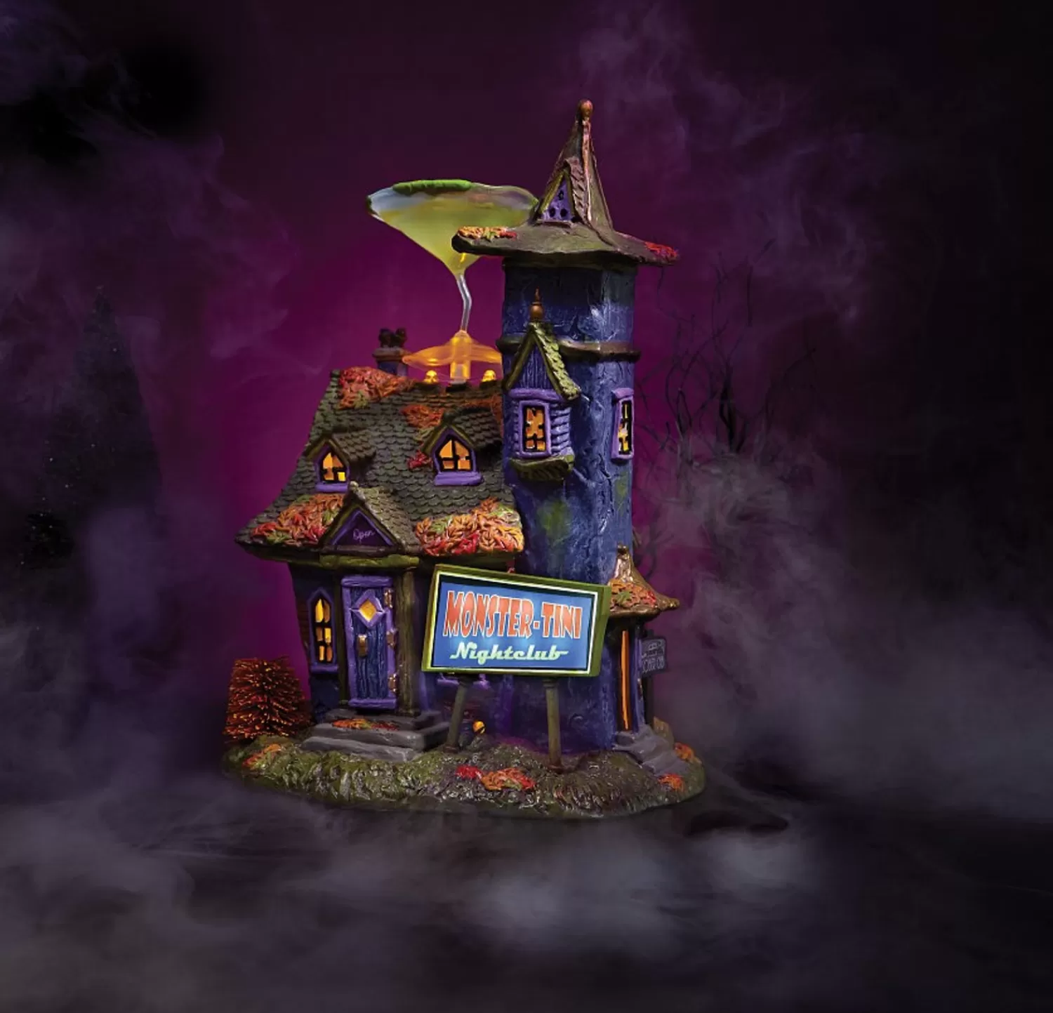 The Jolly Christmas Shop Department 56 Halloween | Department 56 Snow Village Halloween Monstertini's Nightclub Building 6013602