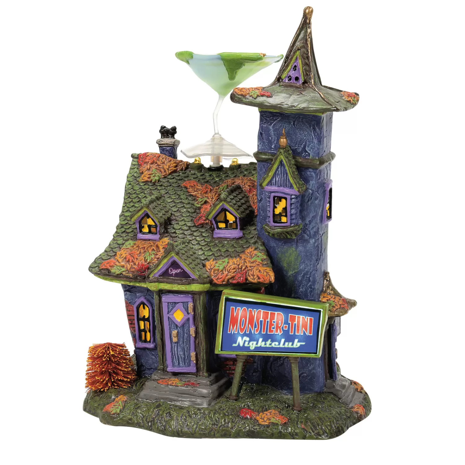 The Jolly Christmas Shop Department 56 Halloween | Department 56 Snow Village Halloween Monstertini's Nightclub Building 6013602