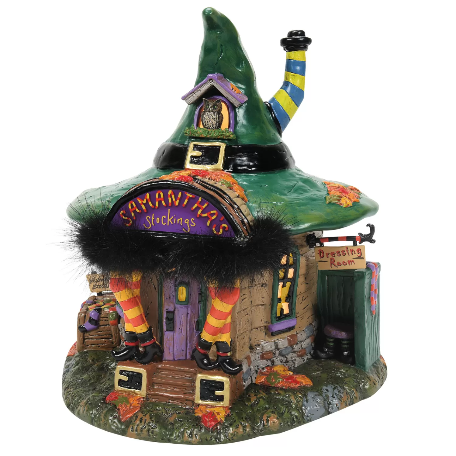 The Jolly Christmas Shop Department 56 Halloween | Department 56 Snow Village Halloween Samantha's BOO-tique Building 6013596
