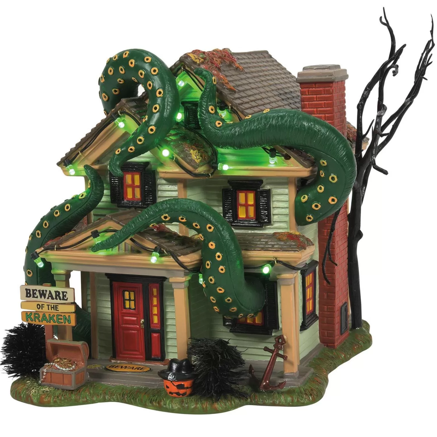 The Jolly Christmas Shop Department 56 Halloween | Department 56 Snow Village Halloween The Kraken House 6011436