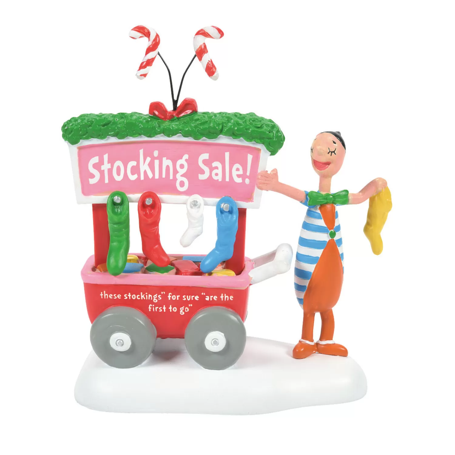The Jolly Christmas Shop Grinch | Department 56 The Grinch Village A Who's Who Christmas Stocking 6007772