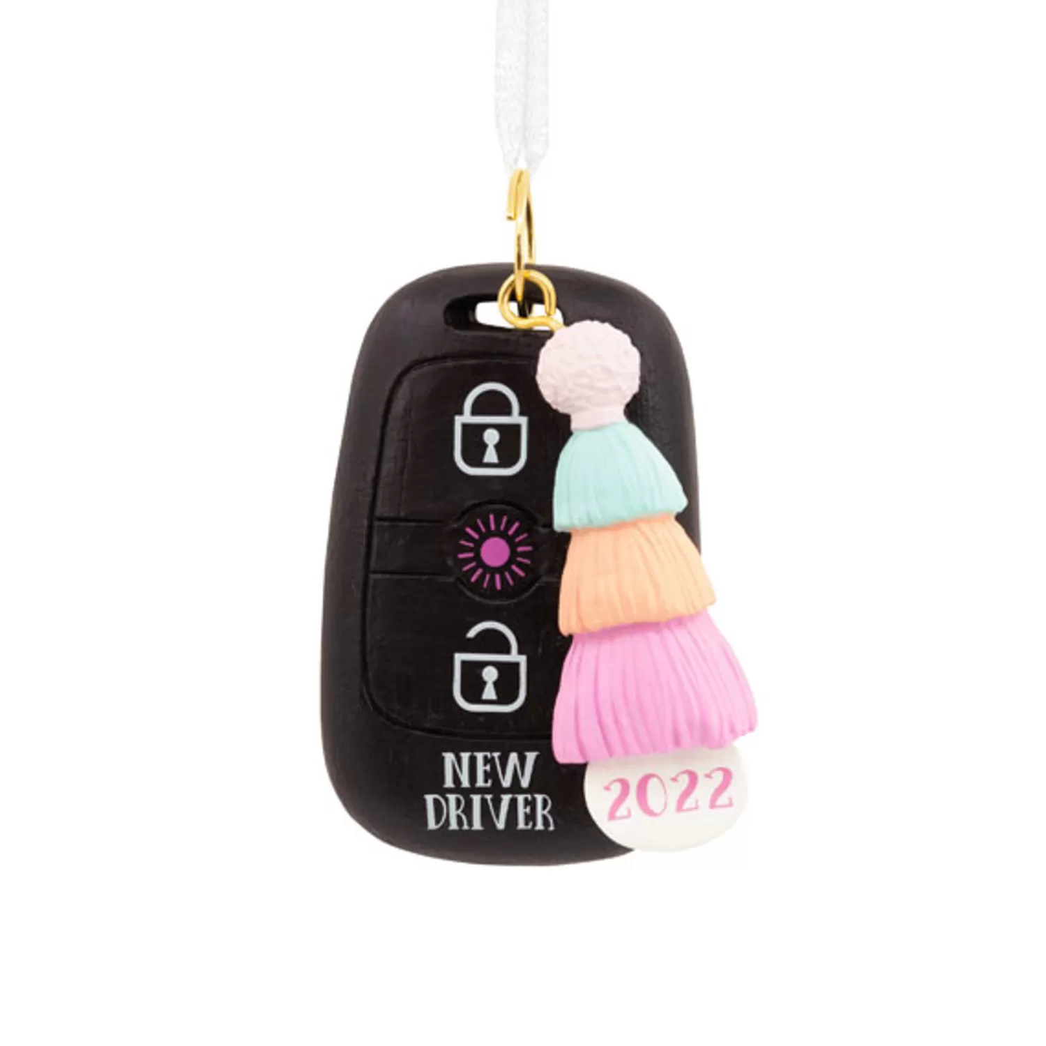 The Jolly Christmas Shop Miscellaneous | Hallmark 2.5" New Driver Feminine Dated 2022 Christmas Ornament 1HGO2702