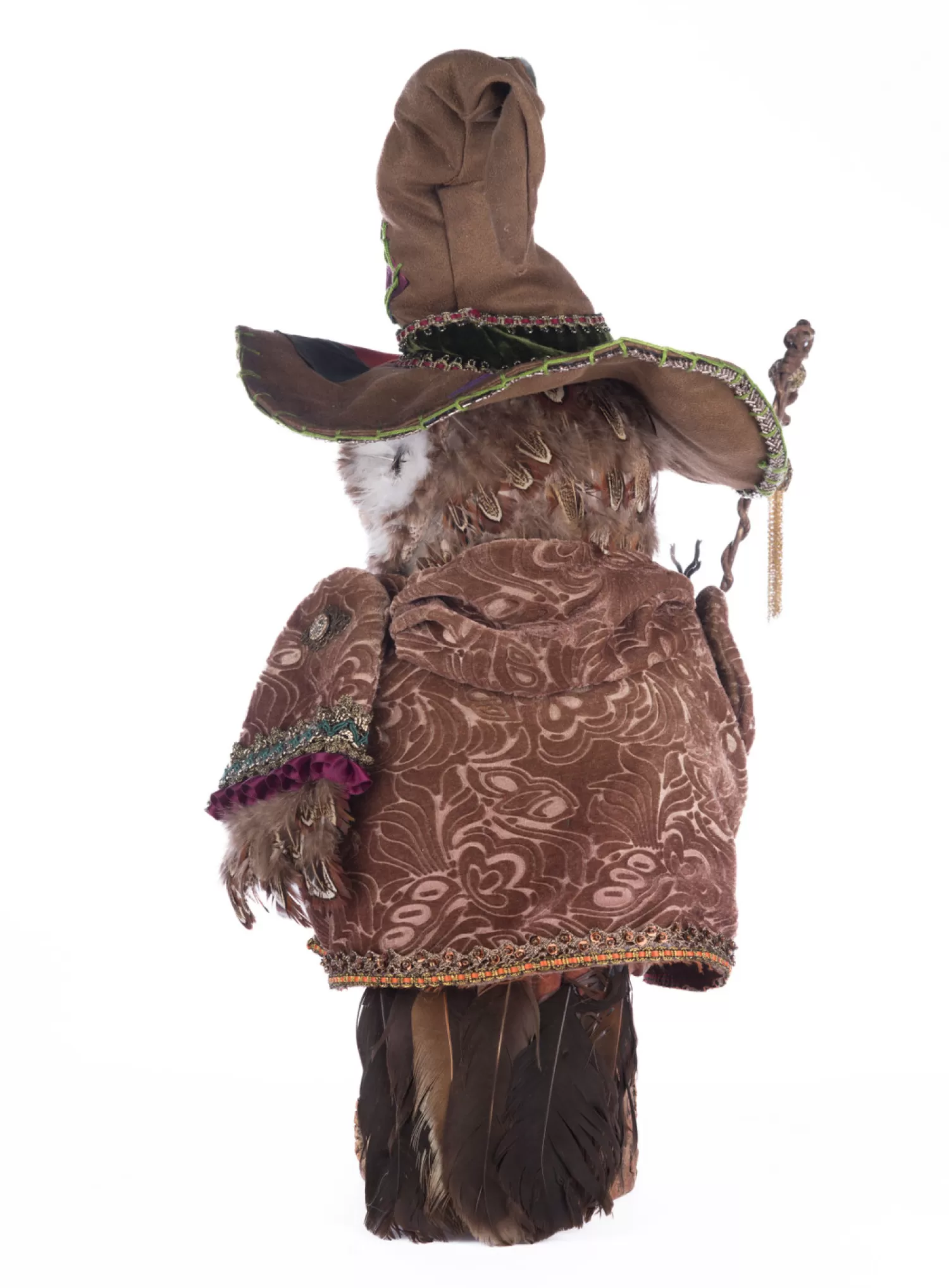 The Jolly Christmas Shop Katherine's Collection Halloween·Broomstick Acres | Katherine's Collection 20" Octavius The Owl Warlock Halloween Decoration 28-428175