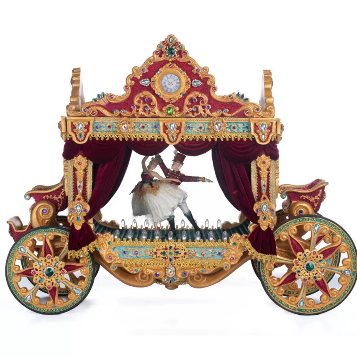 The Jolly Christmas Shop Nutcracker Decorations | Figures | Katherine's Collection 24" Nutcracker Stage Carriage Christmas Figure 28-328858