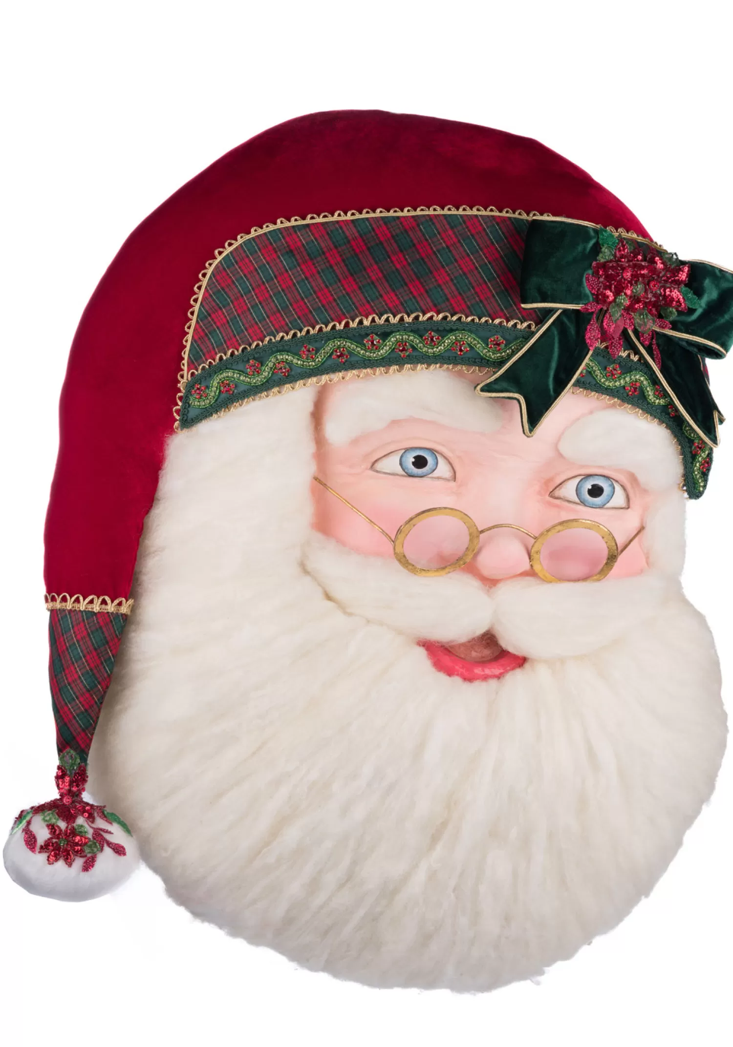 The Jolly Christmas Shop Figures | Katherine's Collection·Holiday Magic | Katherine's Collection 25.5" Holiday Magic Santa Wall Mask Christmas Decoration 28-428330