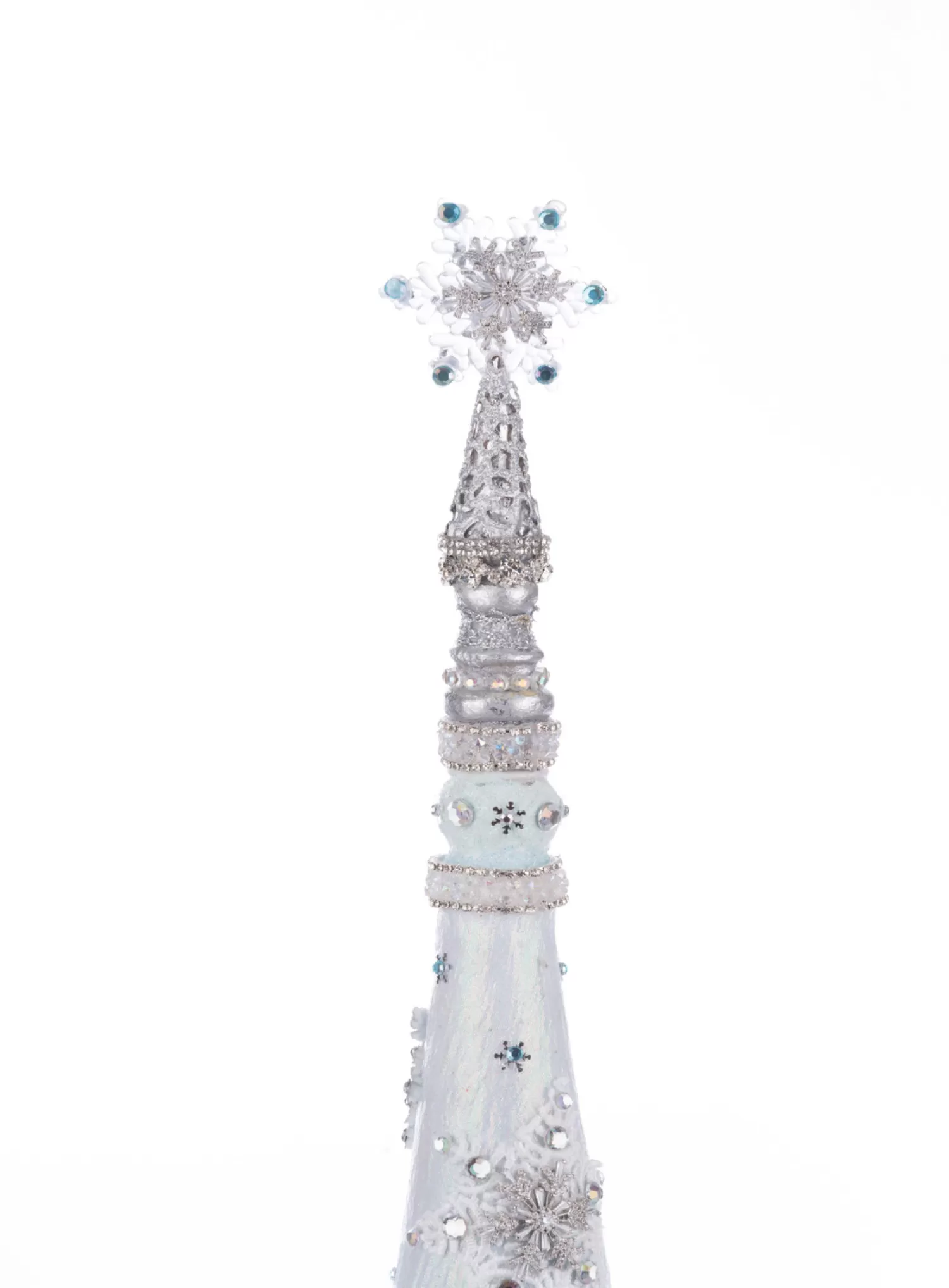 The Jolly Christmas Shop Snowflake Soiree | Champagne Wishes | Katherine's Collection 26.5" Crystal Christmas Tabletop Tree Christmas Decoration 28-428292