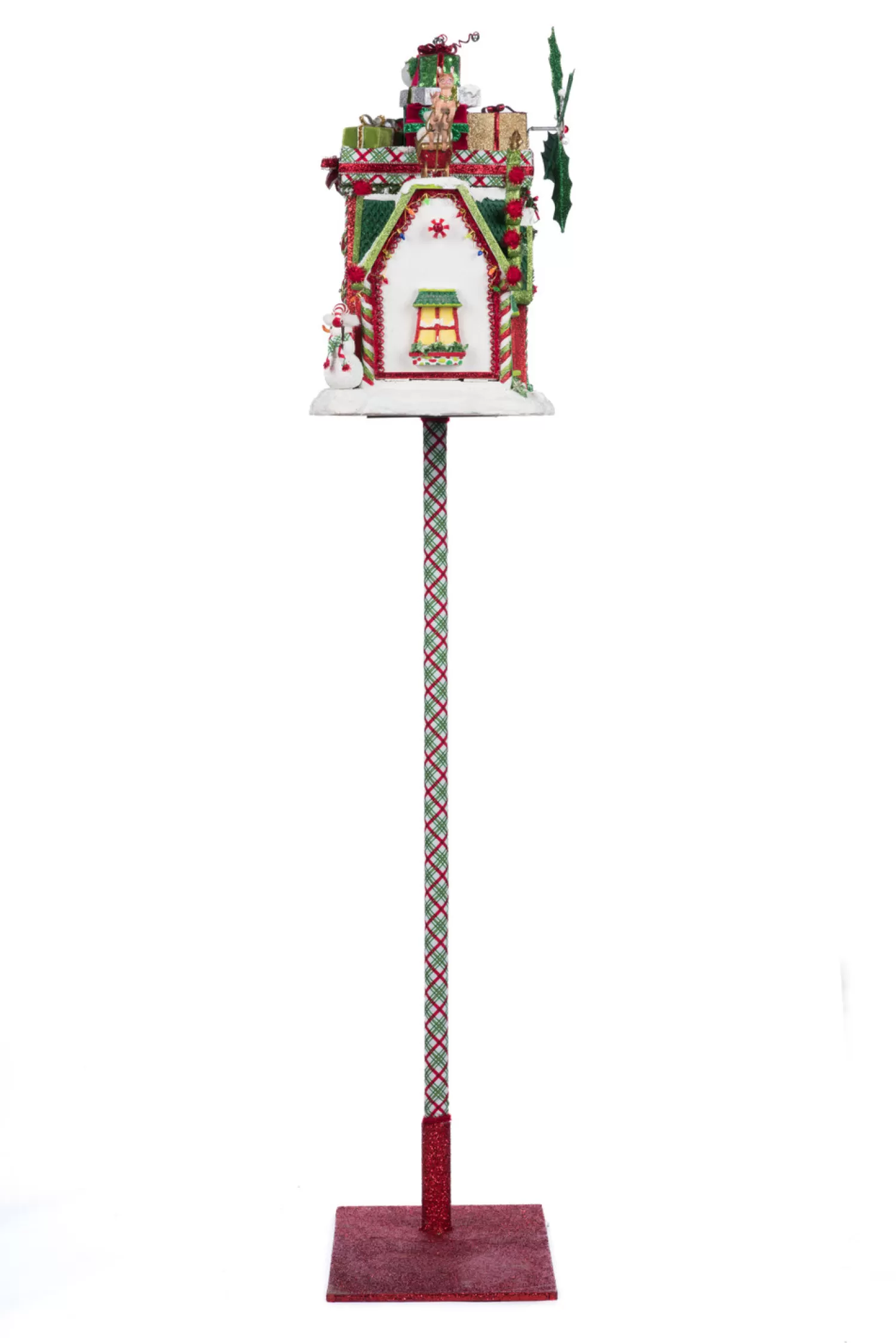 The Jolly Christmas Shop Figures | Katherine's Collection·Village Of Holly Wood | Katherine's Collection 30" Whimsical Village Mailbox Christmas Decoration 28-428338